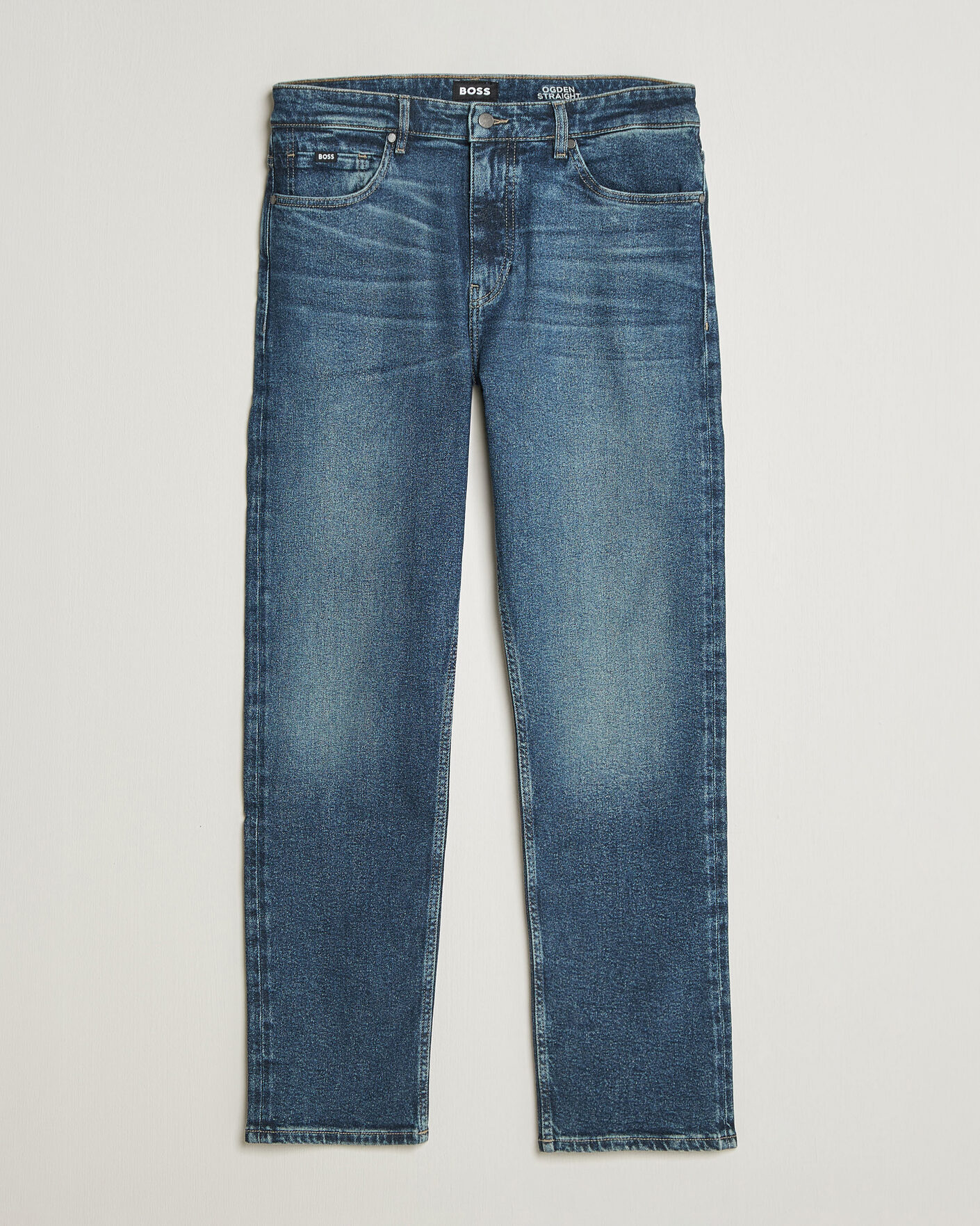Mies | Farkut | BOSS BLACK | Ogden Regular Fit Jeans Medium Blue