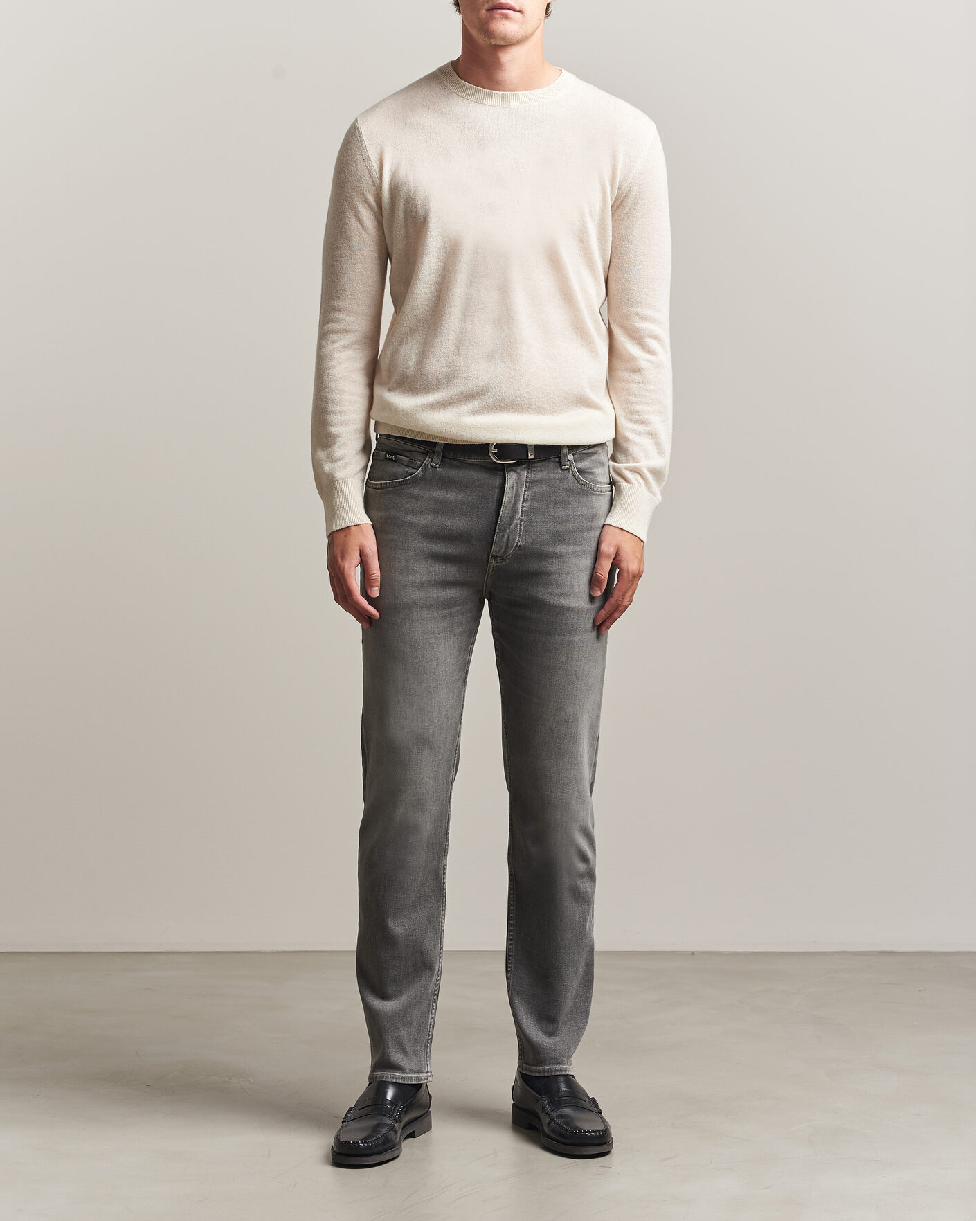Mies | Farkut | BOSS BLACK | Ogden Regular Fit Jeans Medium Grey