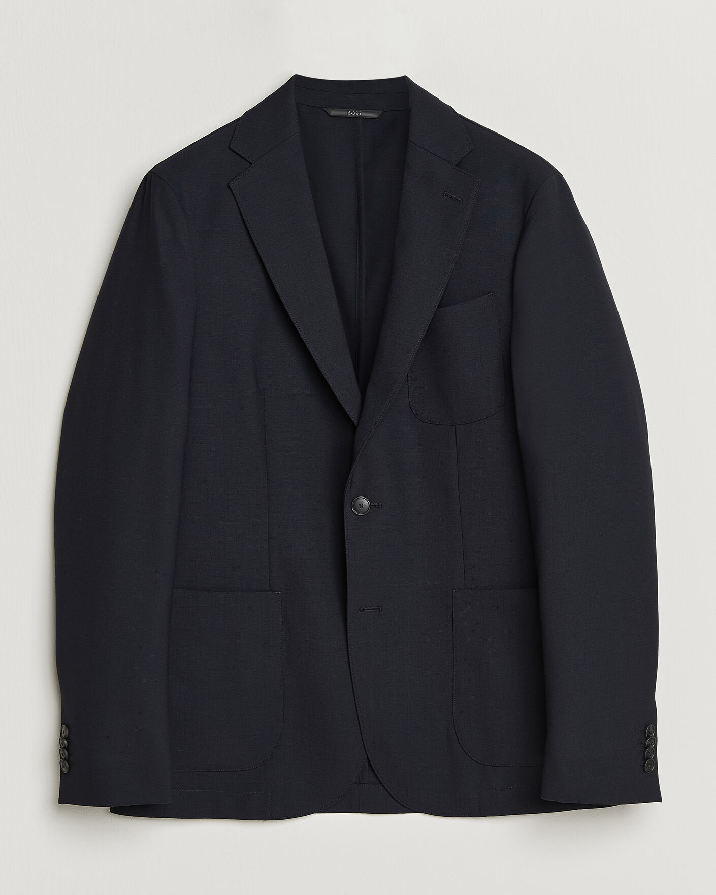 Mies | Pikkutakit | BOSS BLACK | Hanry Wool Patch Pocket Blazer Dark Blue