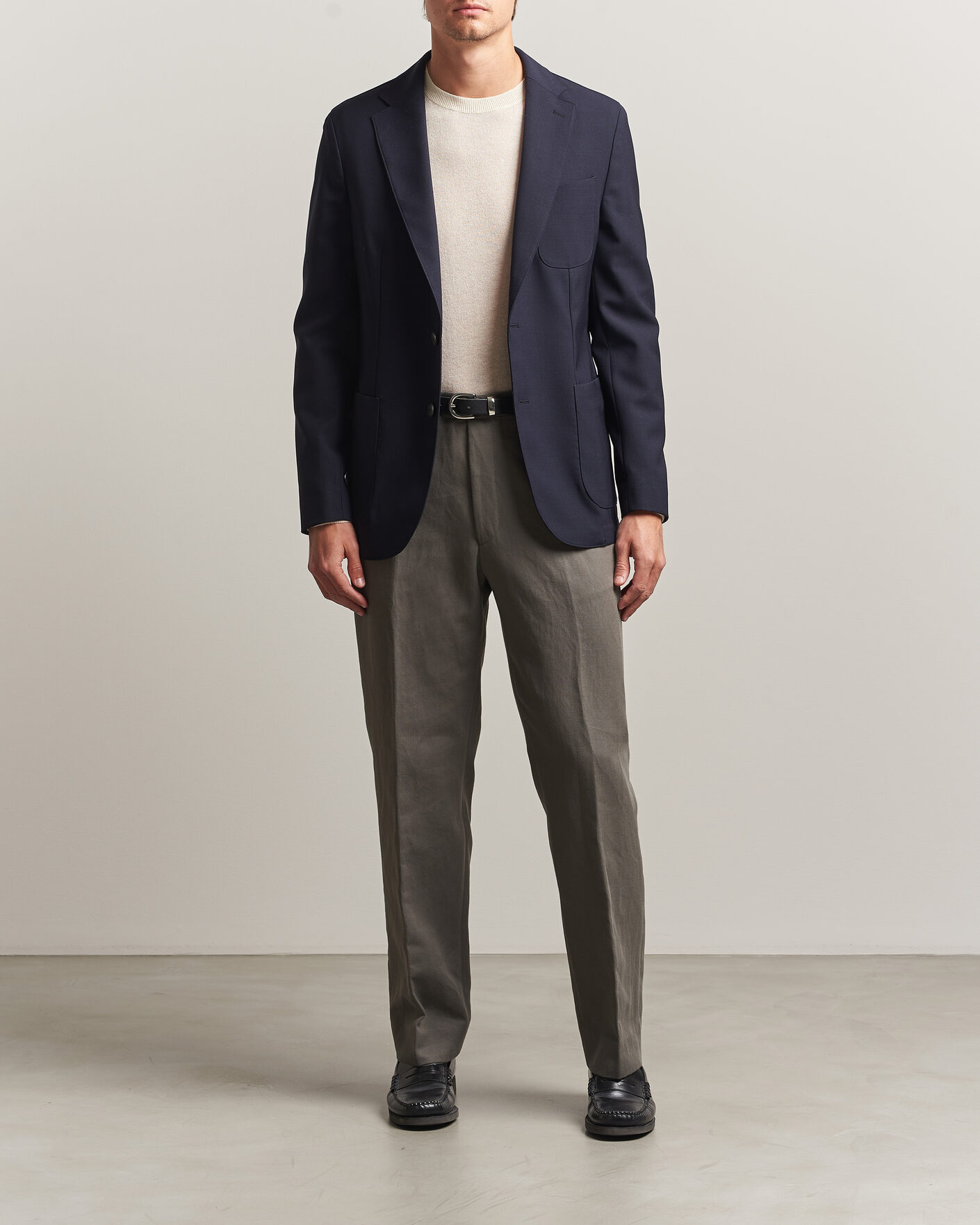 Mies | Pikkutakit | BOSS BLACK | Hanry Wool Patch Pocket Blazer Dark Blue