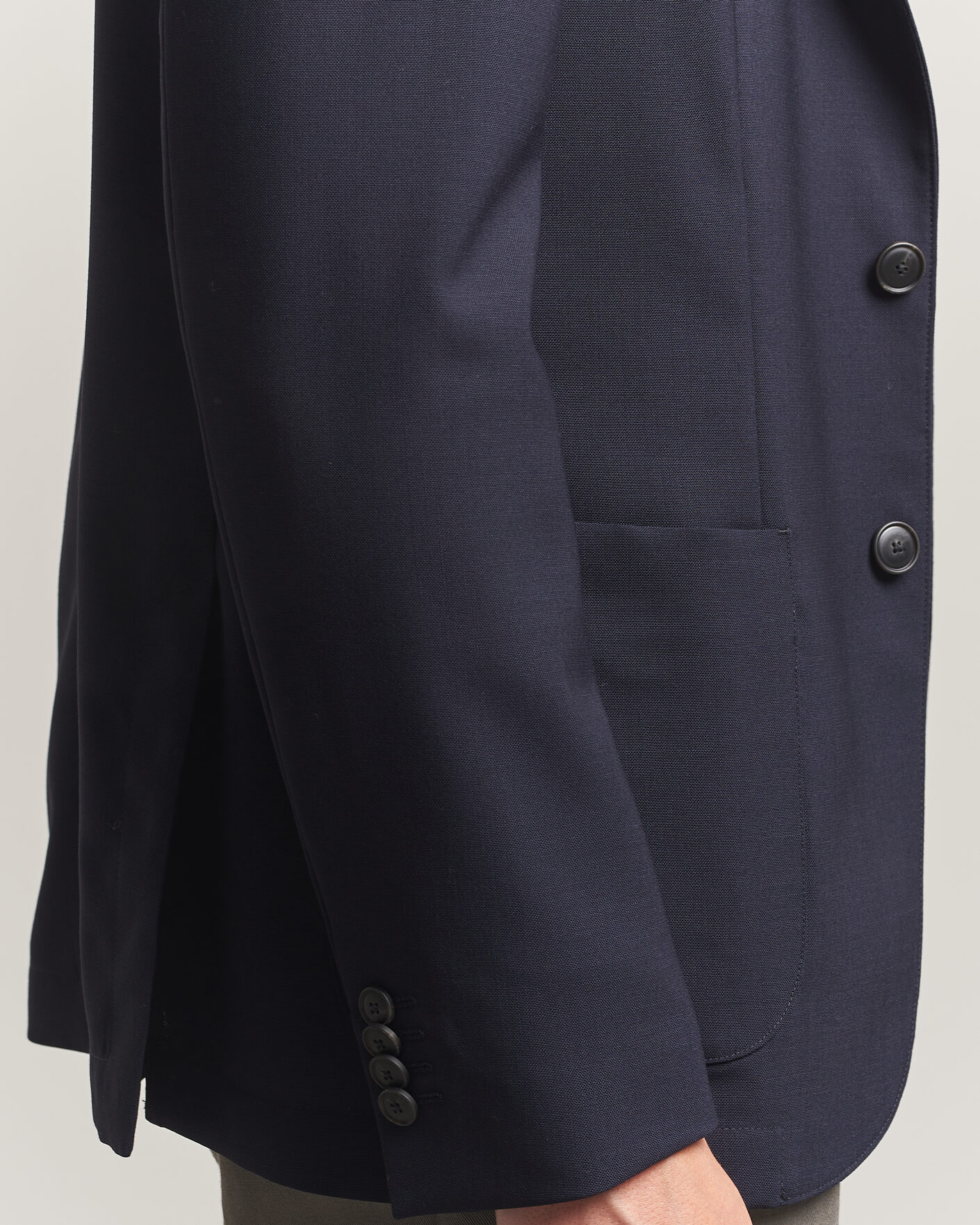 Mies | Pikkutakit | BOSS BLACK | Hanry Wool Patch Pocket Blazer Dark Blue