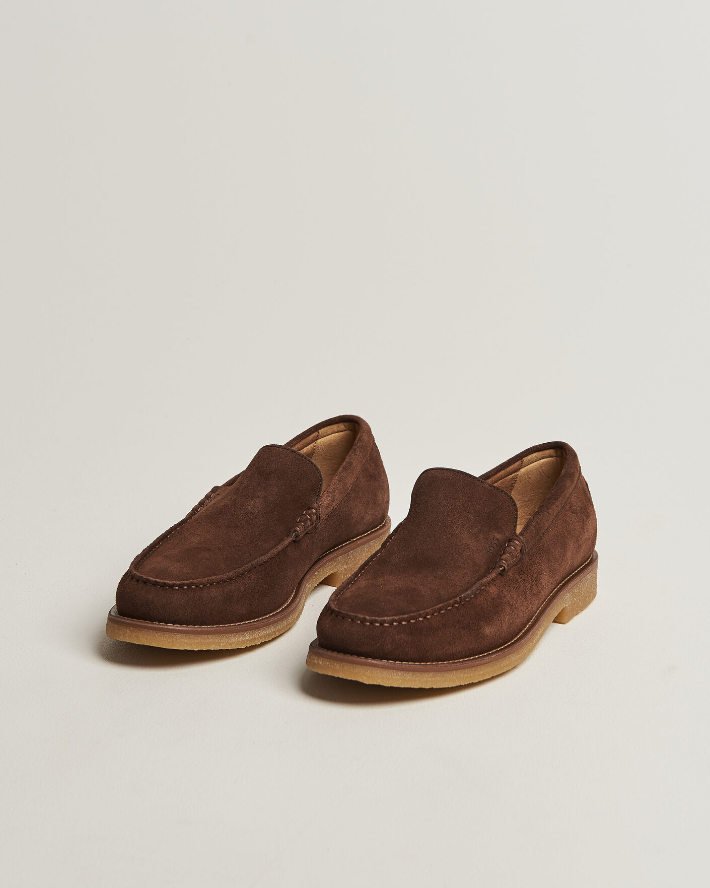 Mies | Loaferit | BOSS BLACK | Kope Suede Moccasin Dark Brown