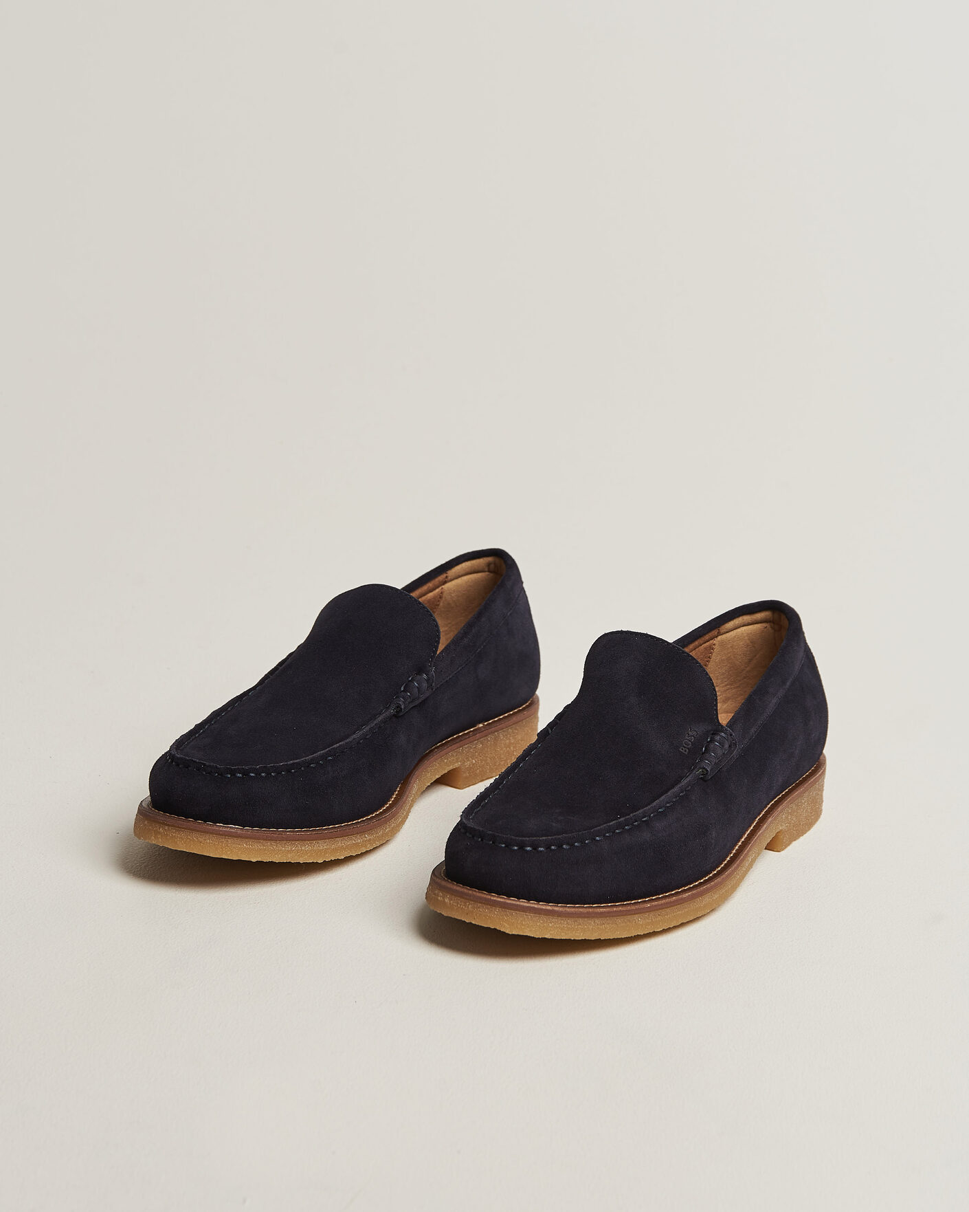 Mies | Loaferit | BOSS BLACK | Kope Suede Moccasin Dark Blue