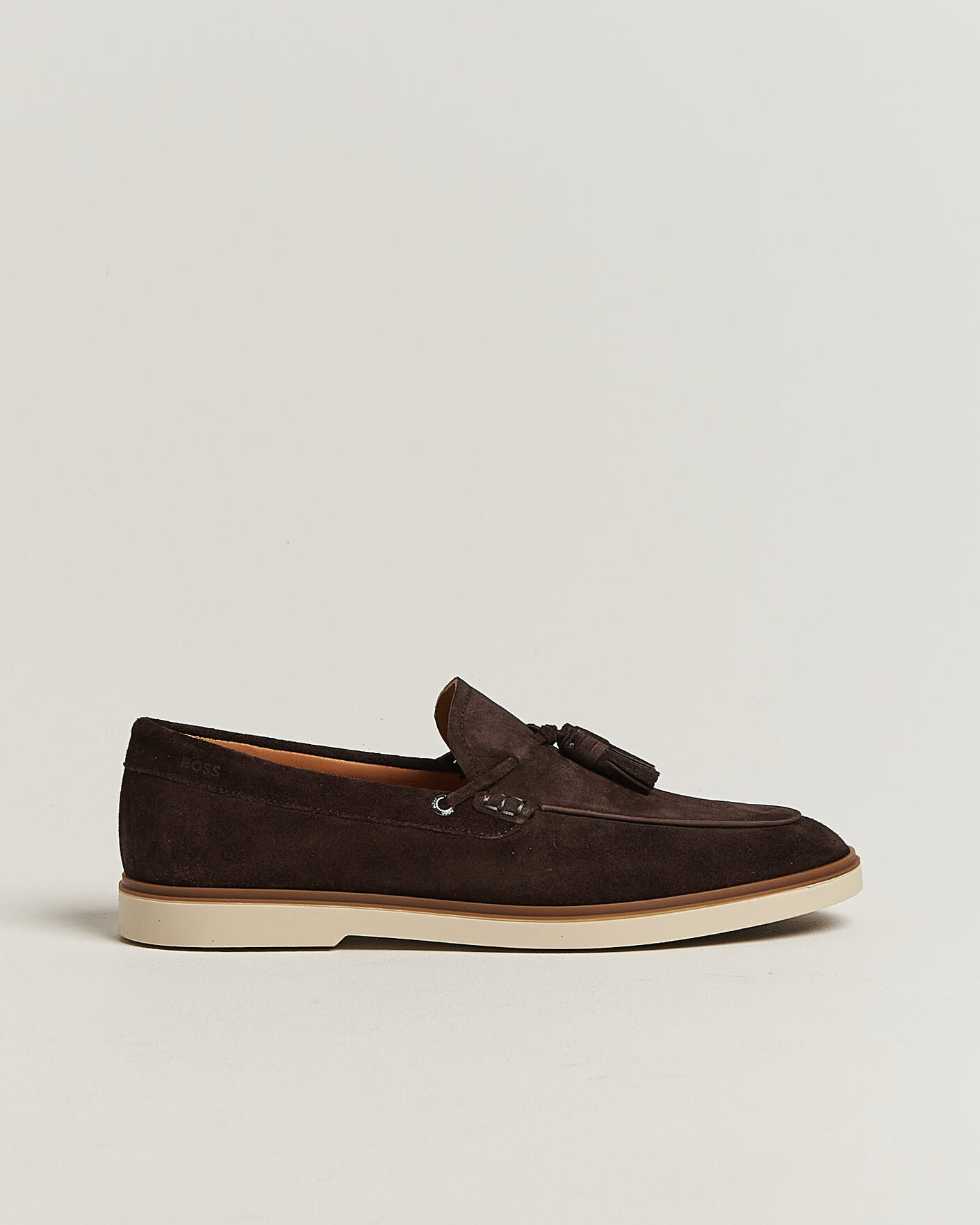 Mies | Loaferit | BOSS BLACK | Hedley Suede Tassle Loafer Dark Brown