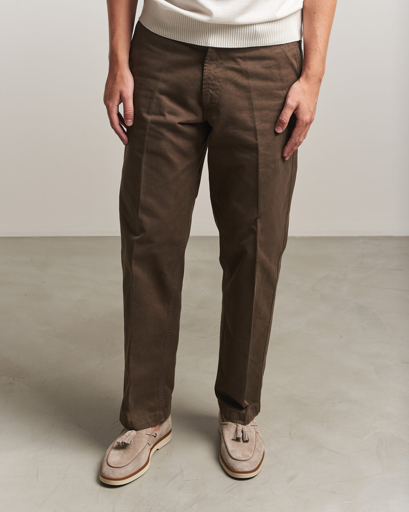 Mies | Loaferit | BOSS BLACK | Hedley Suede Tassle Loafer Dark Beige