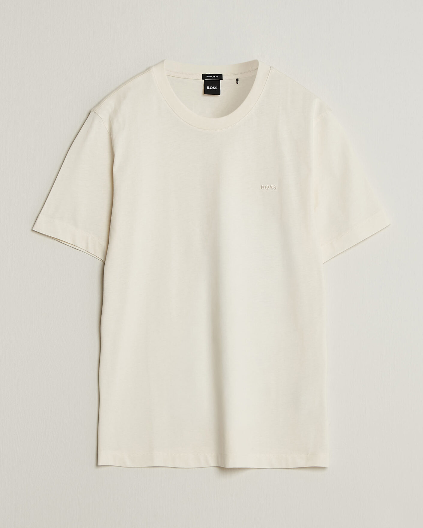 Mies | T-paidat | BOSS BLACK | Thompson Crew Neck T-Shirt Open White