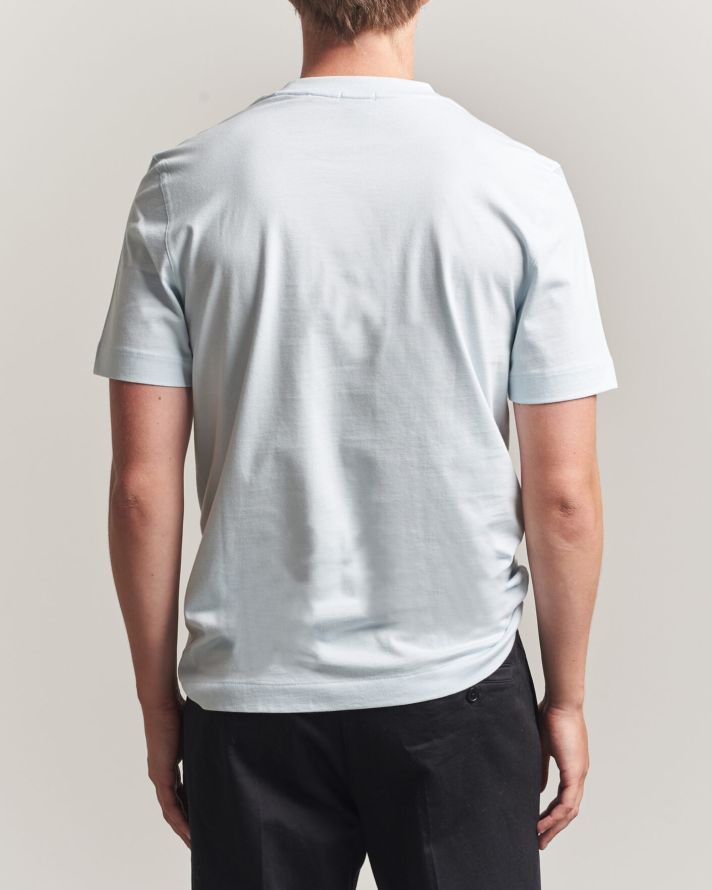 Mies | T-paidat | BOSS BLACK | Thompson Crew Neck T-Shirt Open Blue