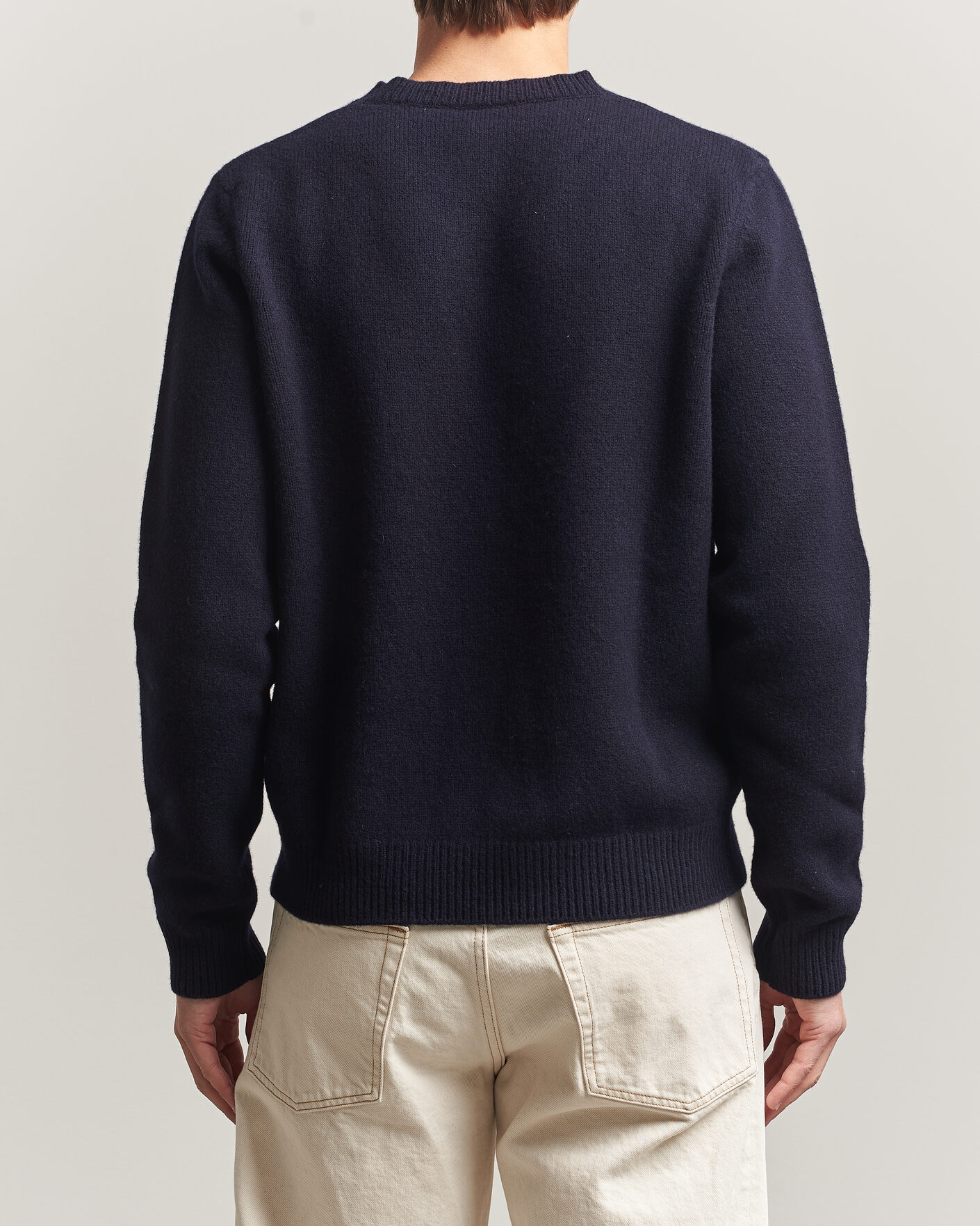Mies | Puserot | A.P.C. | Edmond Wool Knitted Sweater Dark Navy