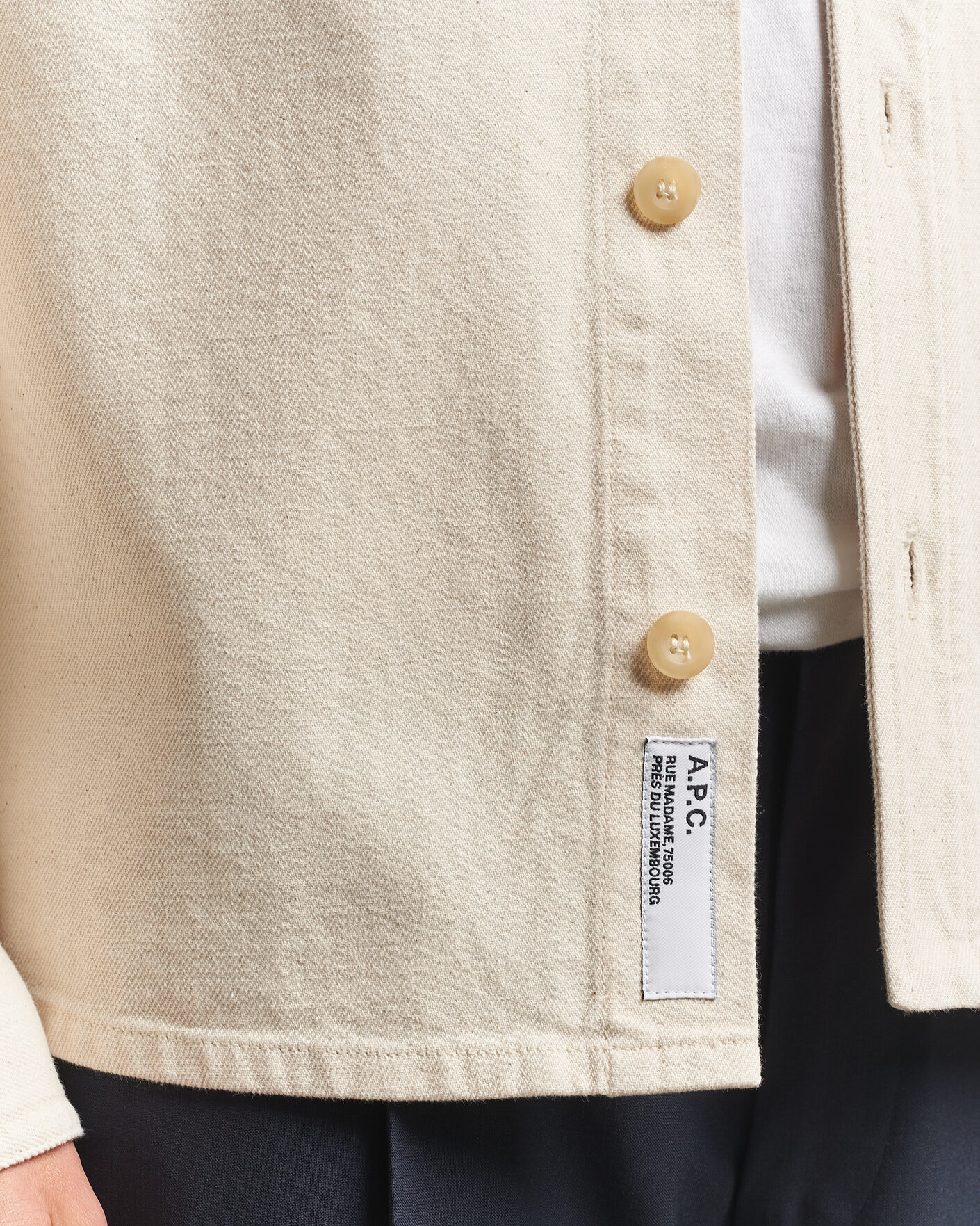 Mies | Kauluspaidat | A.P.C. | Basile Overshirt Off White