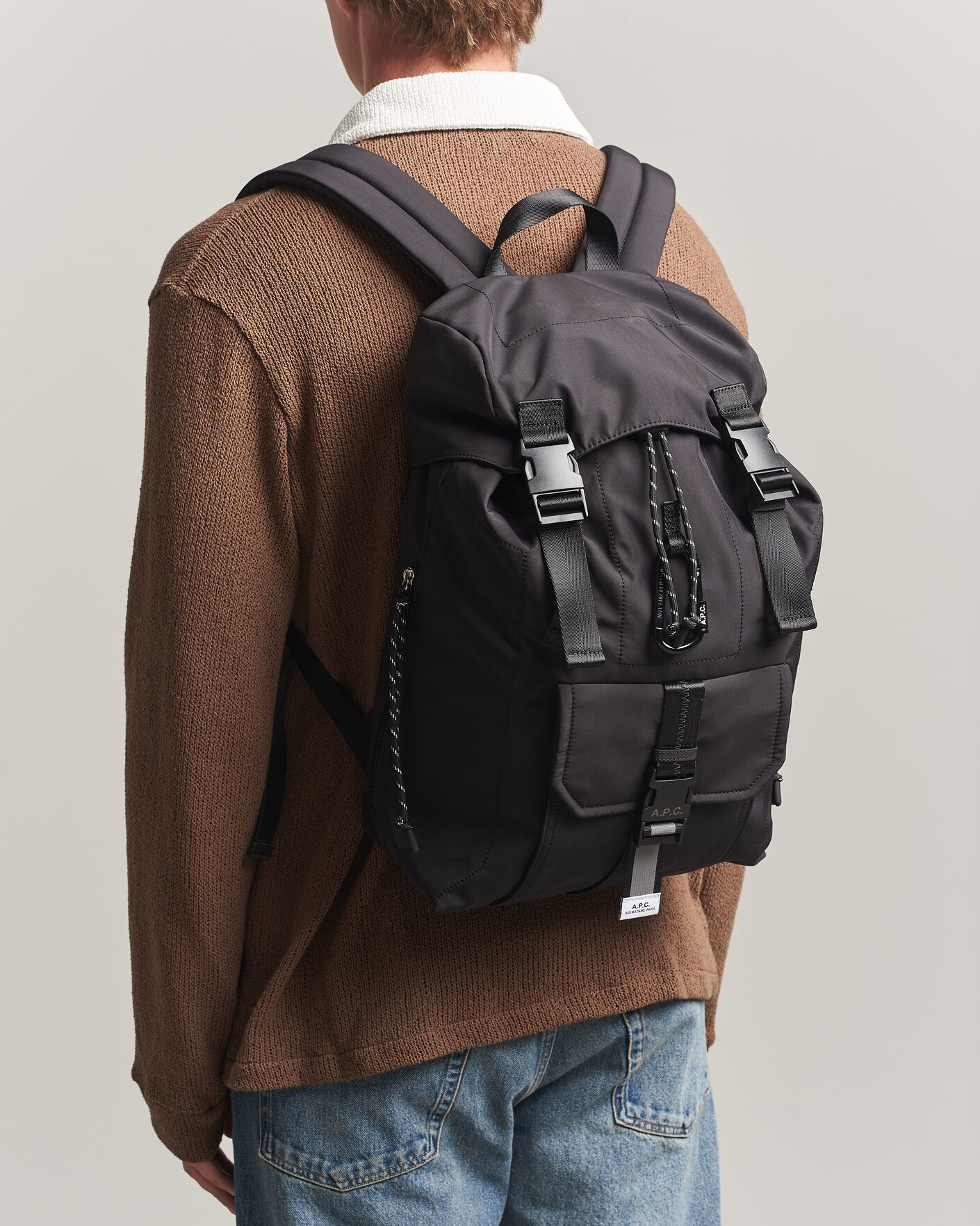 Mies | Laukut | A.P.C. | Trek Backpack Black