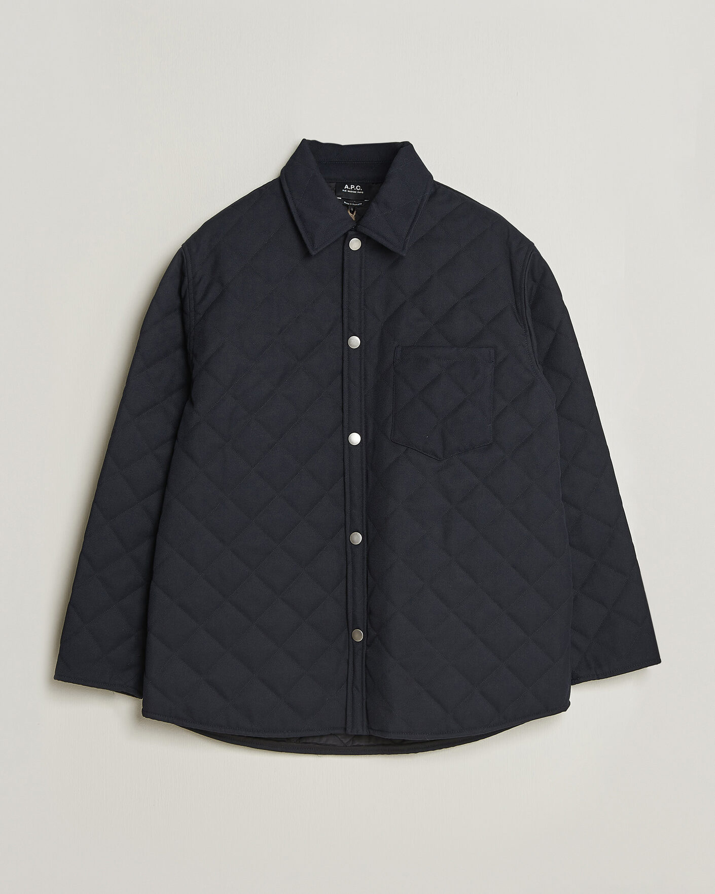 Mies | Takit | A.P.C. | Georges Quilted Jacket Dark Navy