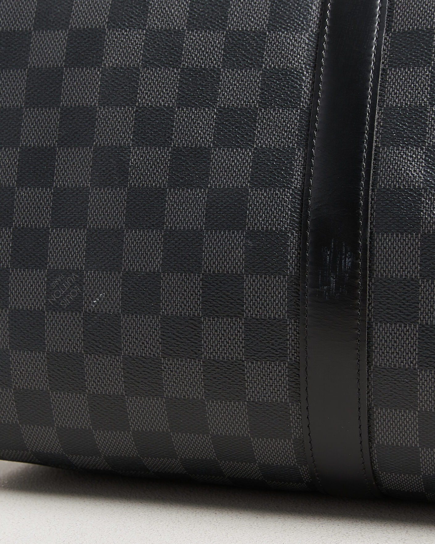Mies | Pre-Owned & Vintage Bags | Louis Vuitton Pre-Owned | Keepall Bandouliére 45 Damier Graphite