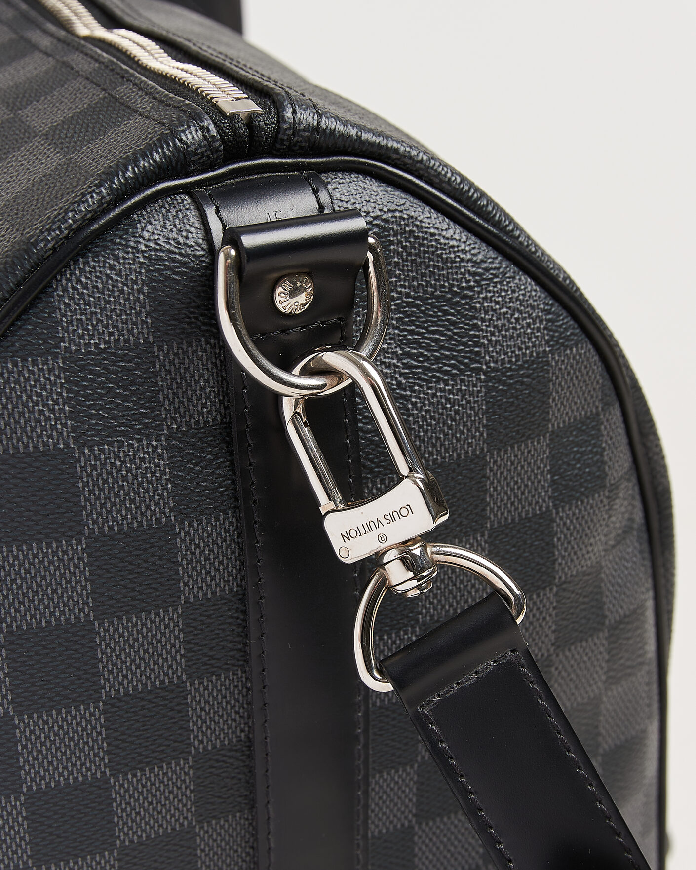 Mies | Pre-Owned & Vintage Bags | Louis Vuitton Pre-Owned | Keepall Bandouliére 45 Damier Graphite