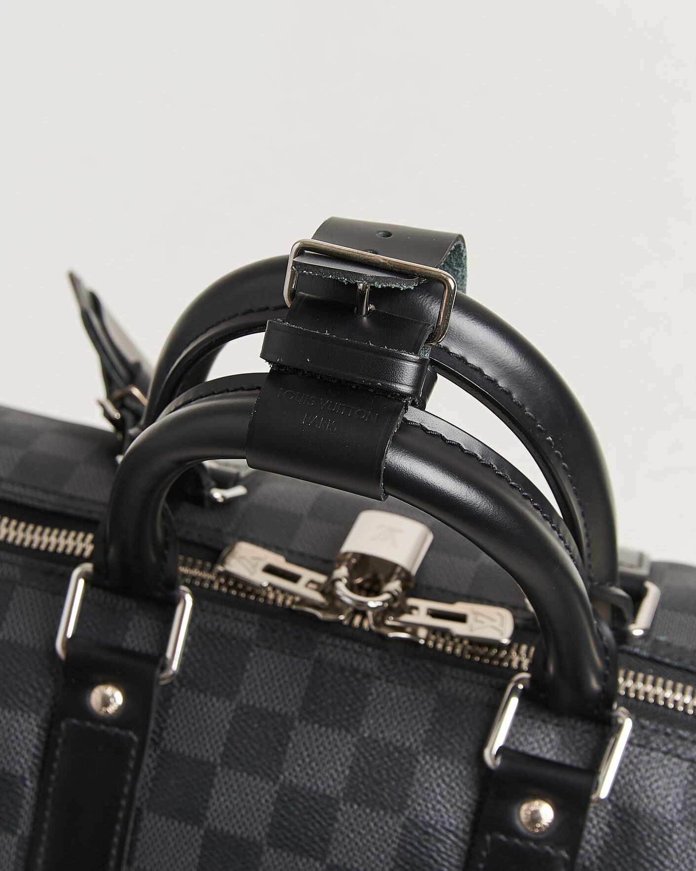 Mies | Pre-Owned & Vintage Bags | Louis Vuitton Pre-Owned | Keepall Bandouliére 45 Damier Graphite