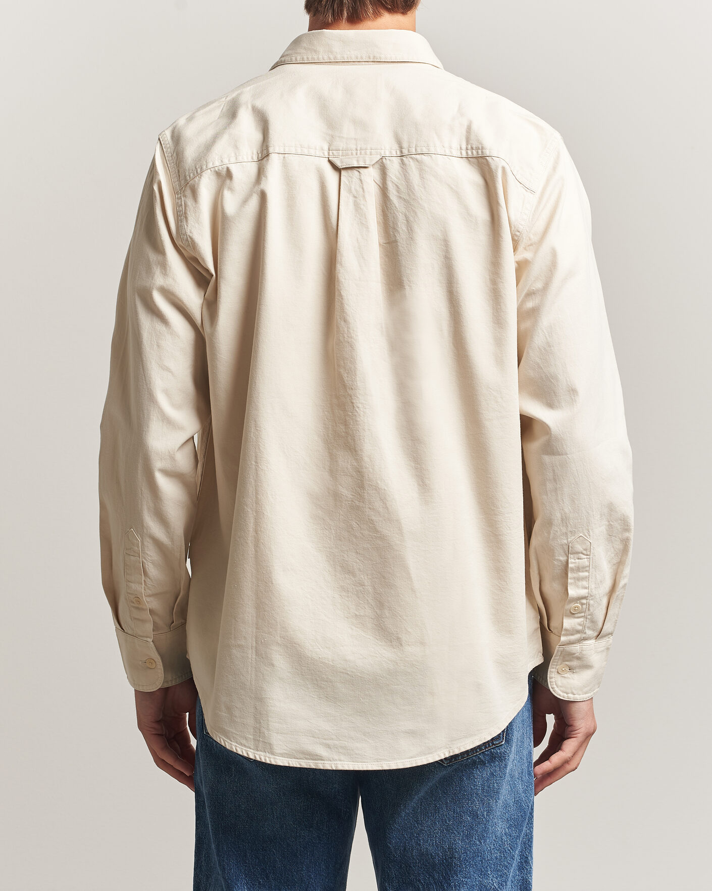 Mies | Kauluspaidat | NN07 | Colby Twill Overshirt Ivory