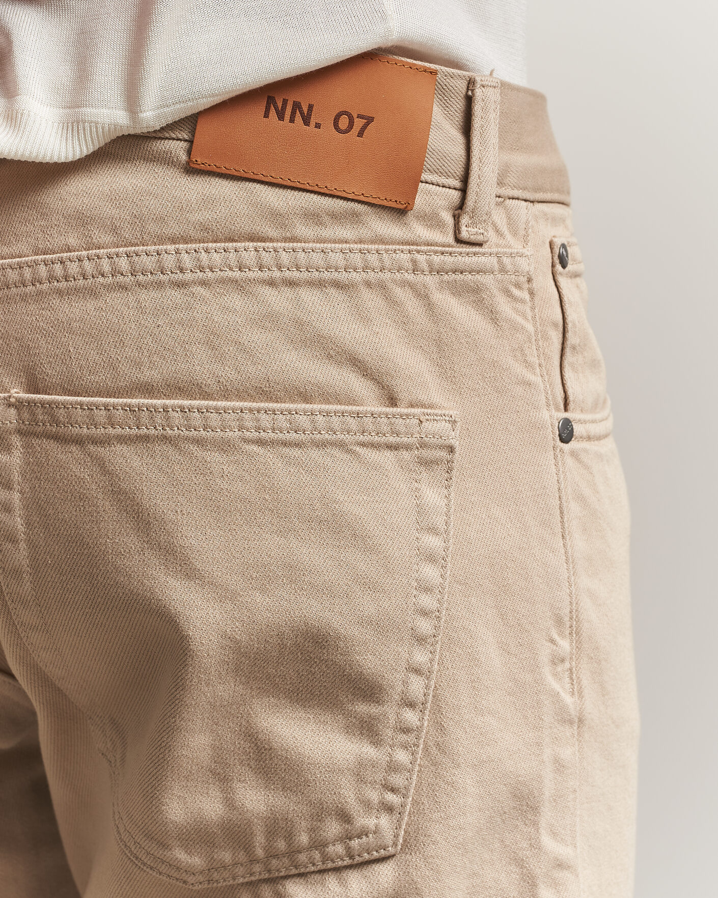 Mies | Housut | NN07 | Sonny Straight Fit 5-Pocket Pants Oat