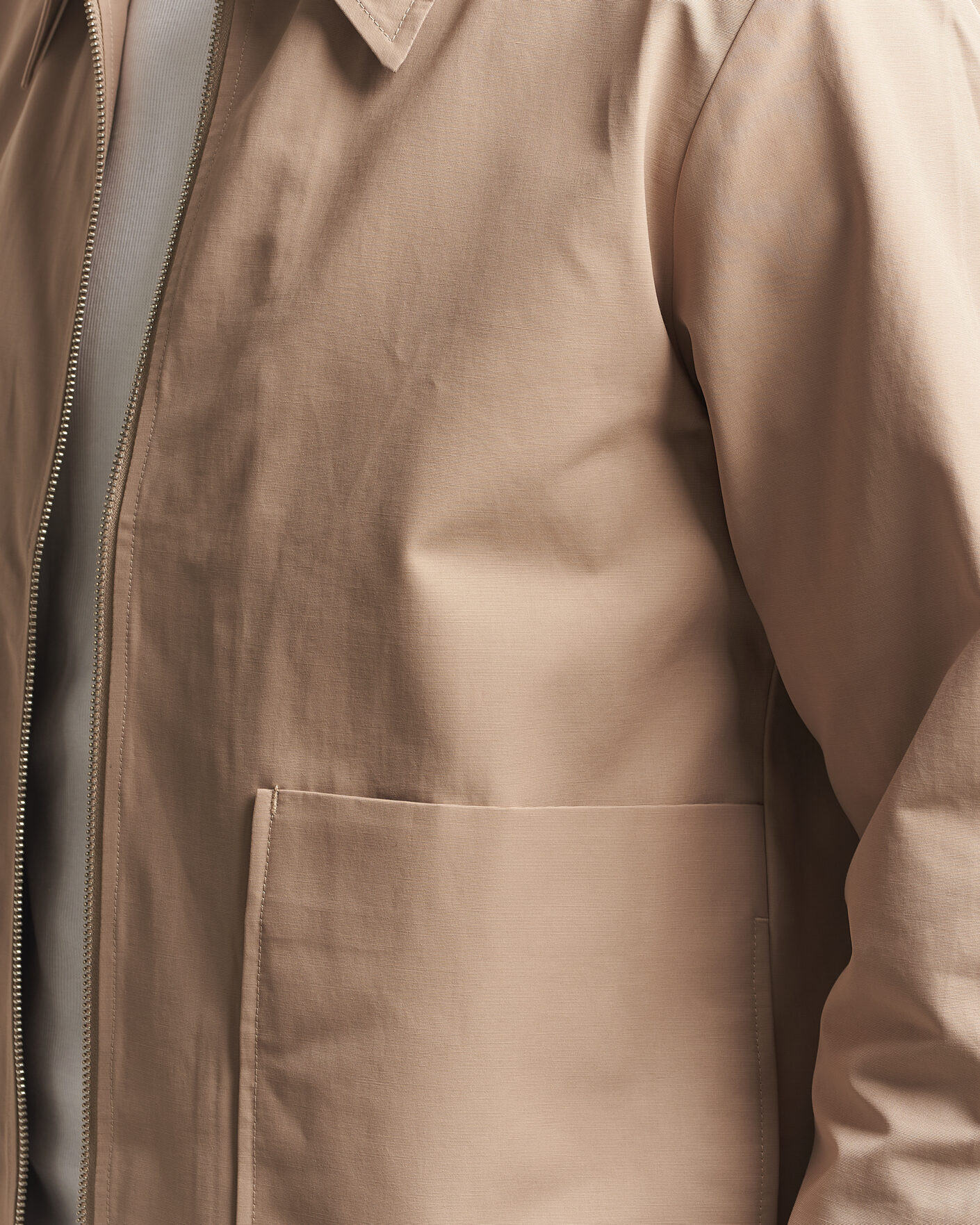 Mies | Takit | NN07 | Gael Cotton Twill Jacket Desert Khaki