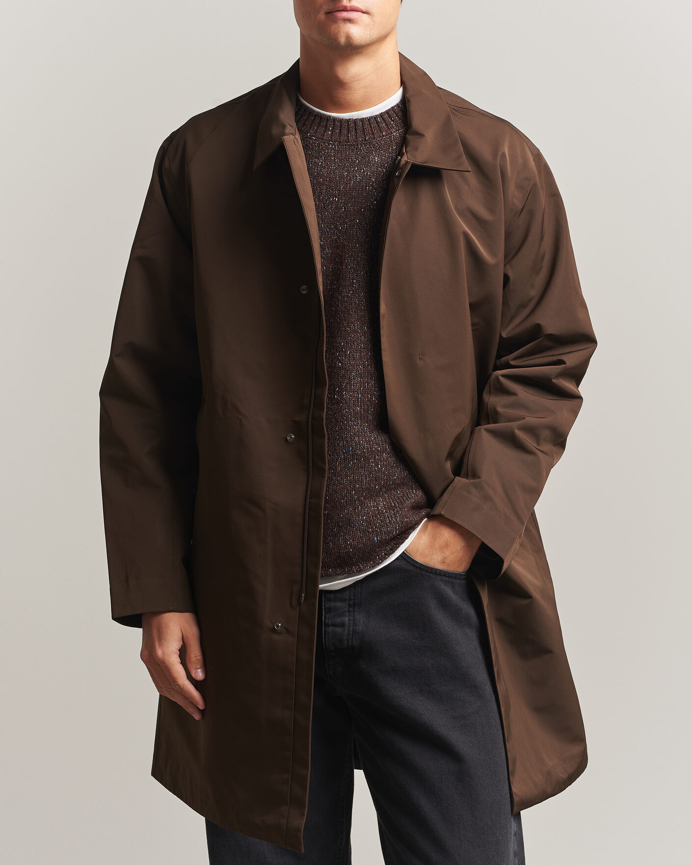Mies | Takit | NN07 | Steve Technical Coat Demitasse Brown