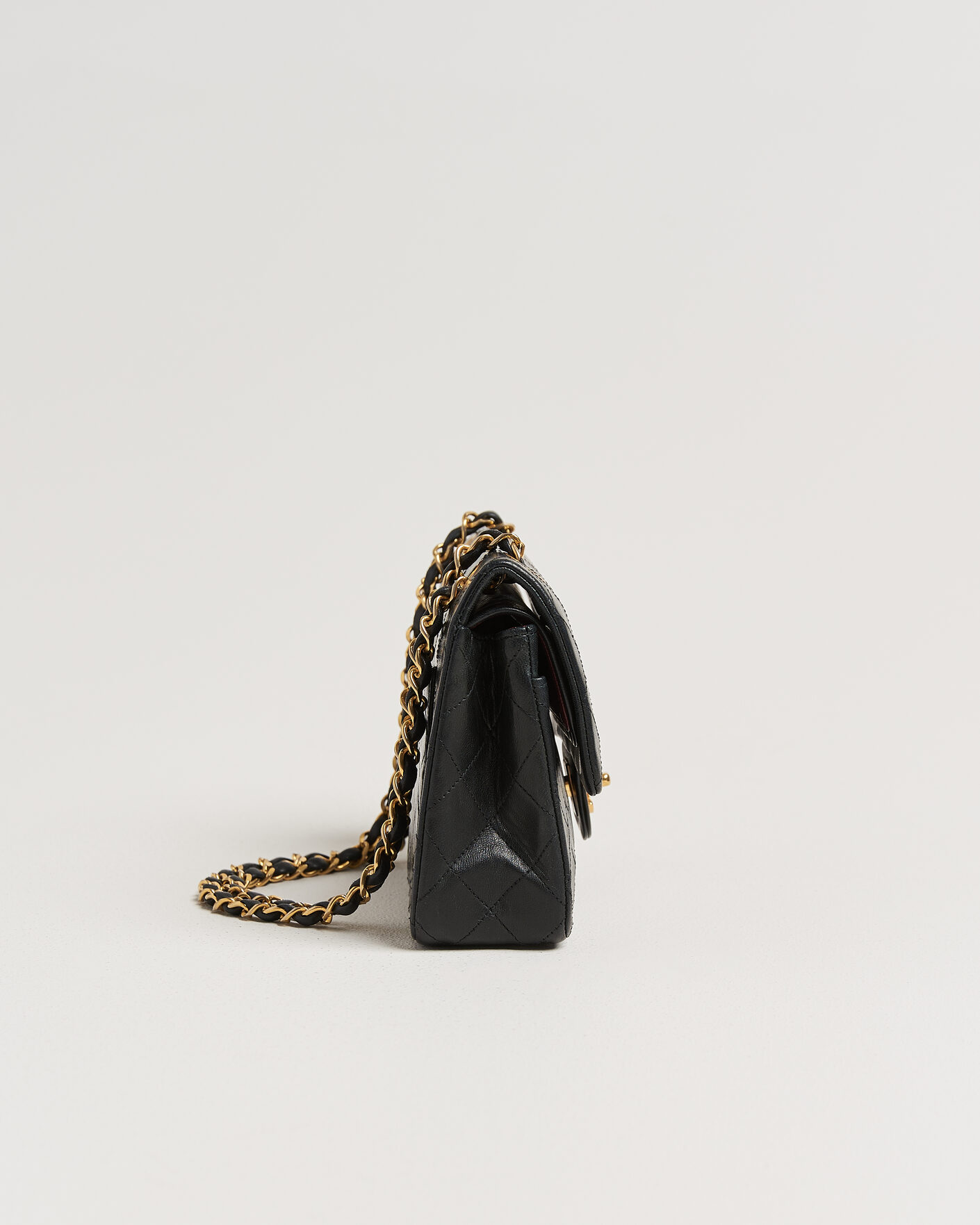 Mies | Chanel Pre-Owned Classic Small Double Flap Bag Black | Chanel Pre-Owned | Classic Small Double Flap Bag Black