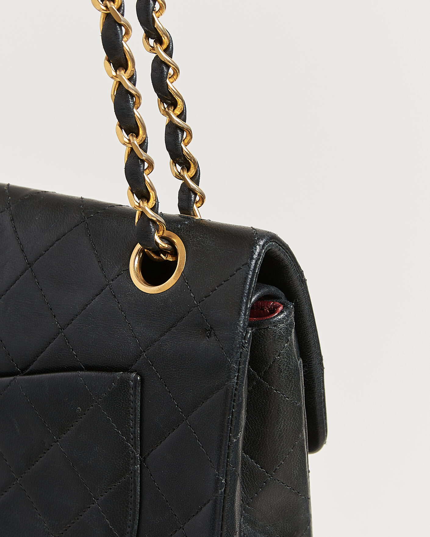 Mies | Chanel Pre-Owned Classic Small Double Flap Bag Black | Chanel Pre-Owned | Classic Small Double Flap Bag Black
