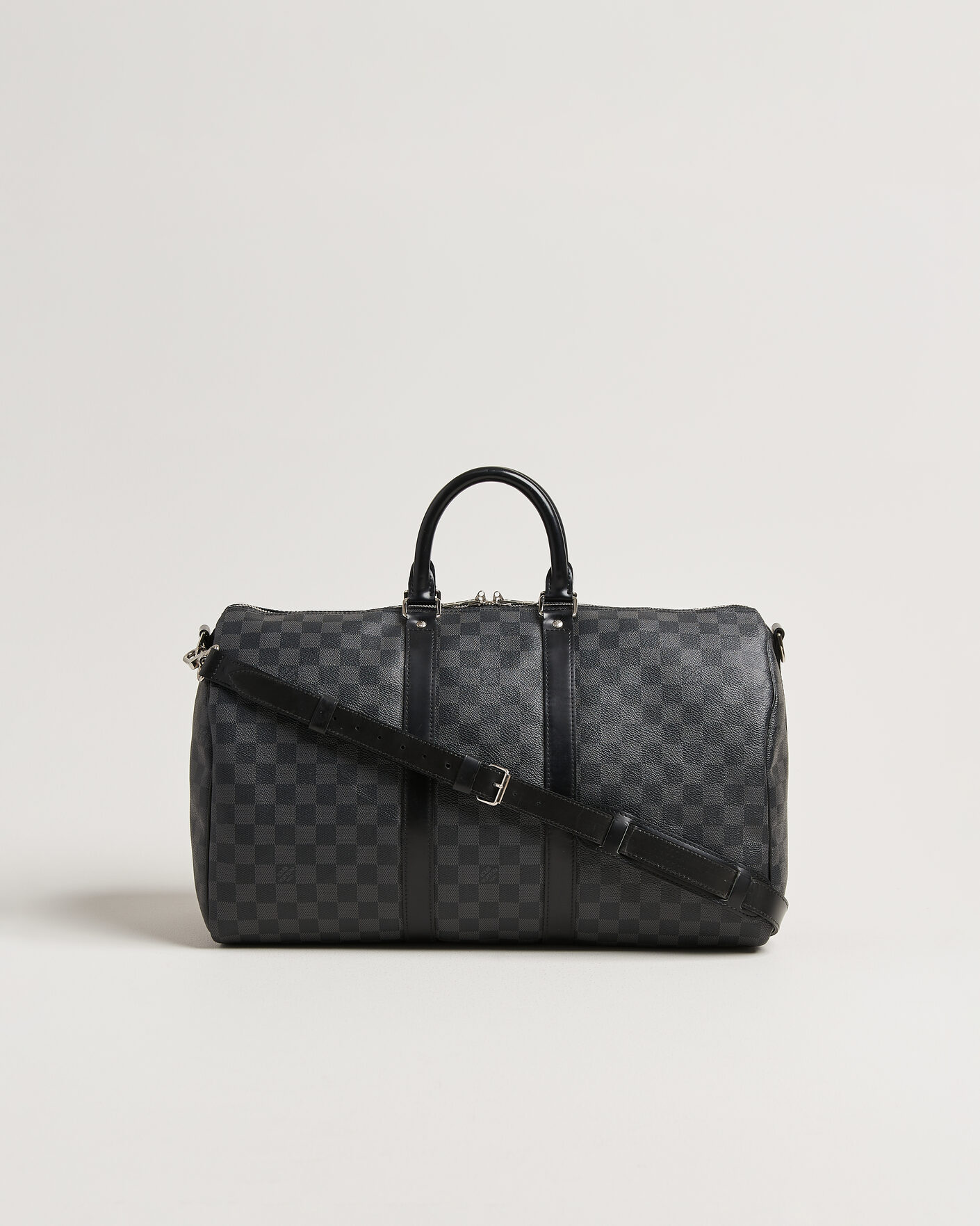 Mies | Pre-Owned & Vintage Bags | Louis Vuitton Pre-Owned | Keepall 45 Bandouliére Damier Graphite