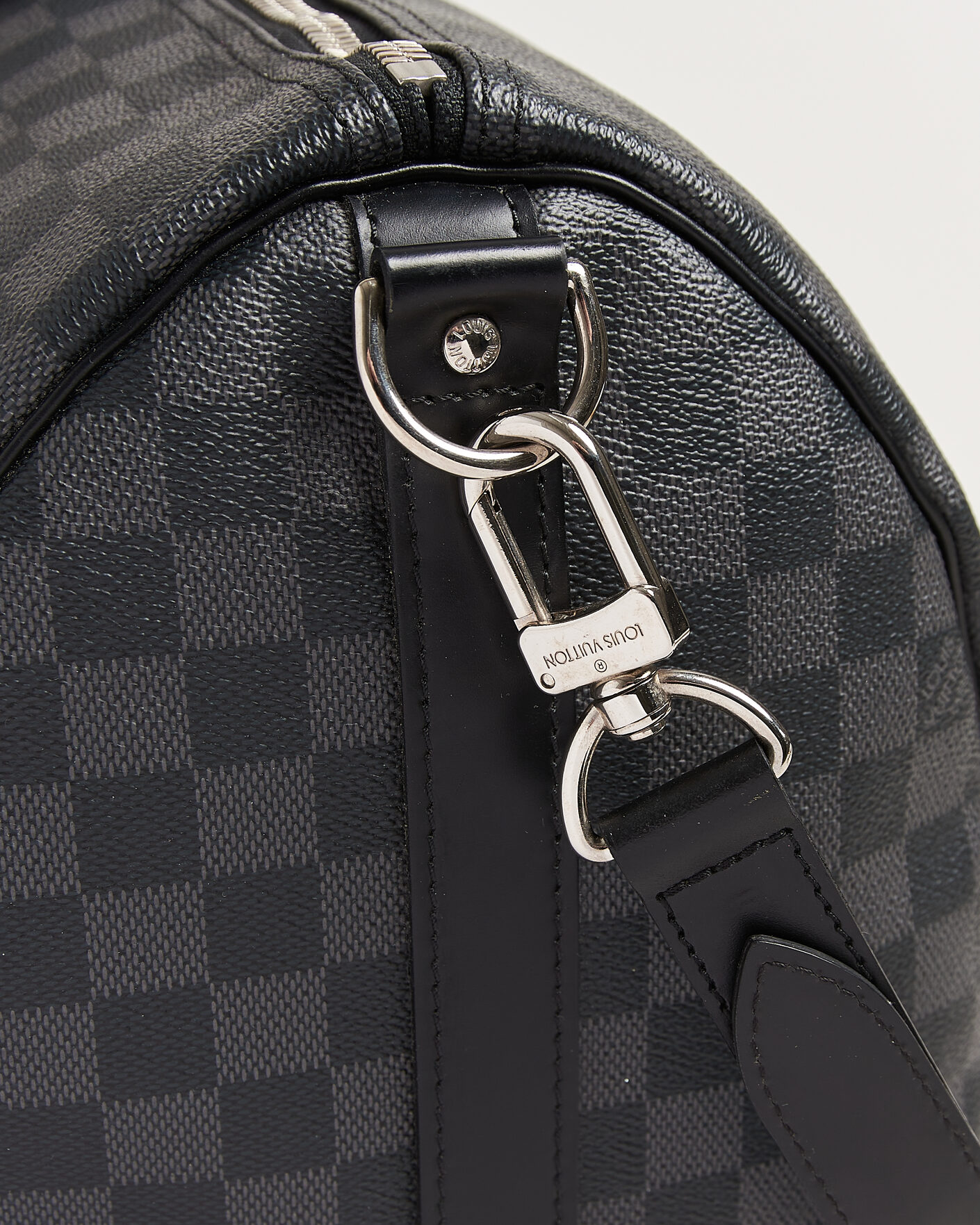 Mies | Pre-Owned & Vintage Bags | Louis Vuitton Pre-Owned | Keepall 45 Bandouliére Damier Graphite
