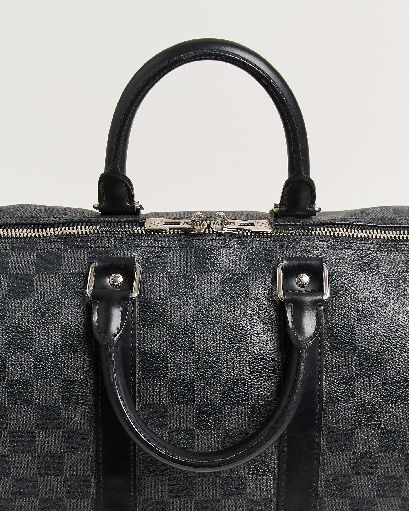 Mies | Pre-Owned & Vintage Bags | Louis Vuitton Pre-Owned | Keepall 45 Bandouliére Damier Graphite