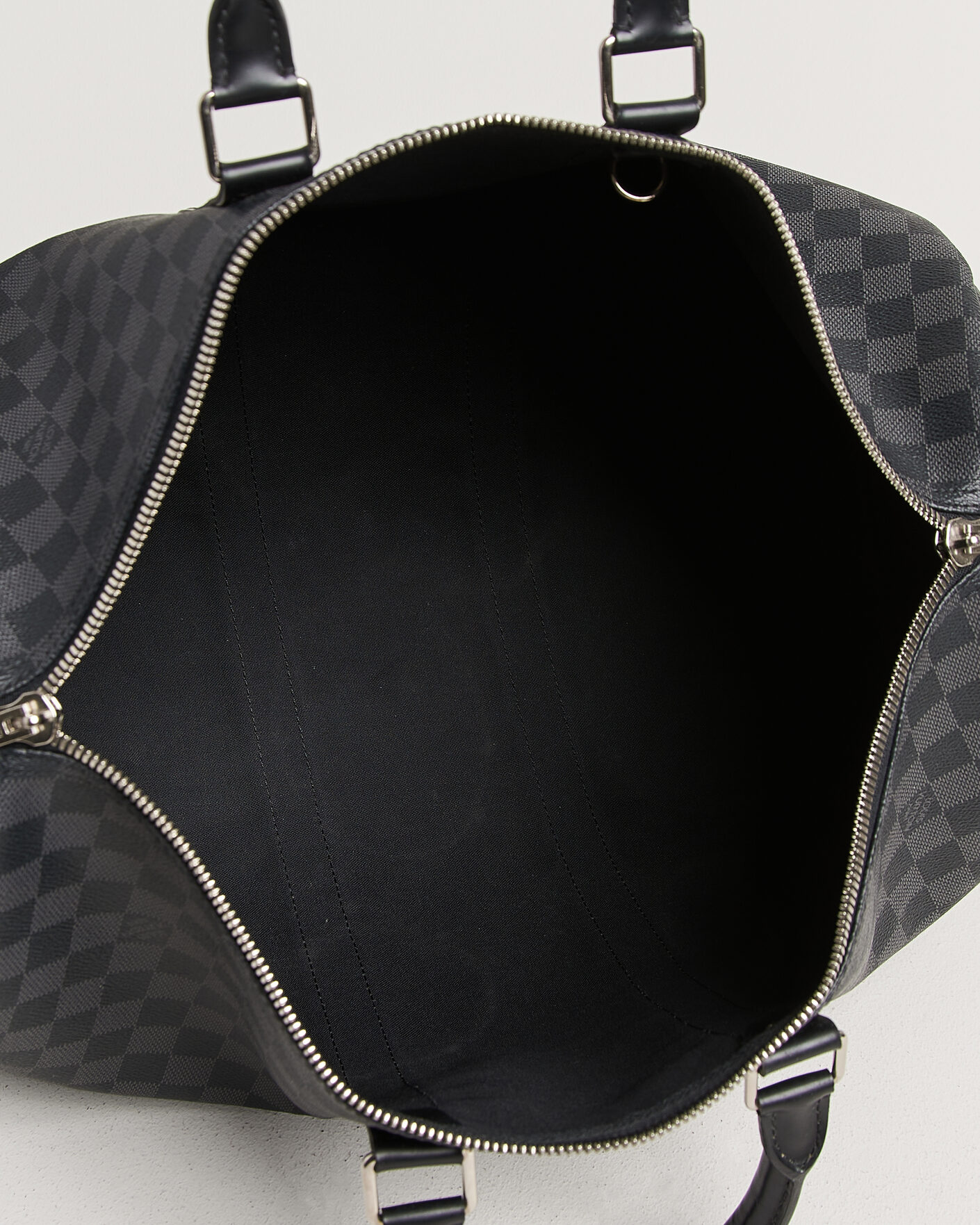 Mies | Pre-Owned & Vintage Bags | Louis Vuitton Pre-Owned | Keepall 45 Bandouliére Damier Graphite