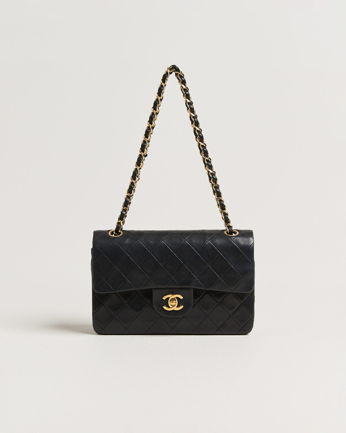 Mies | Pre-Owned & Vintage Bags | Chanel Pre-Owned | Classic Small Double Flap Bag Black