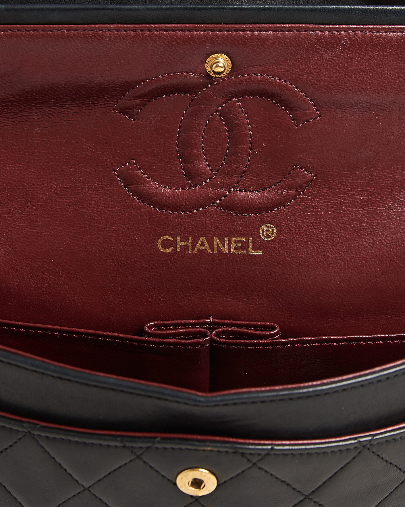 Mies | Pre-Owned & Vintage Bags | Chanel Pre-Owned | Classic Small Double Flap Bag Black
