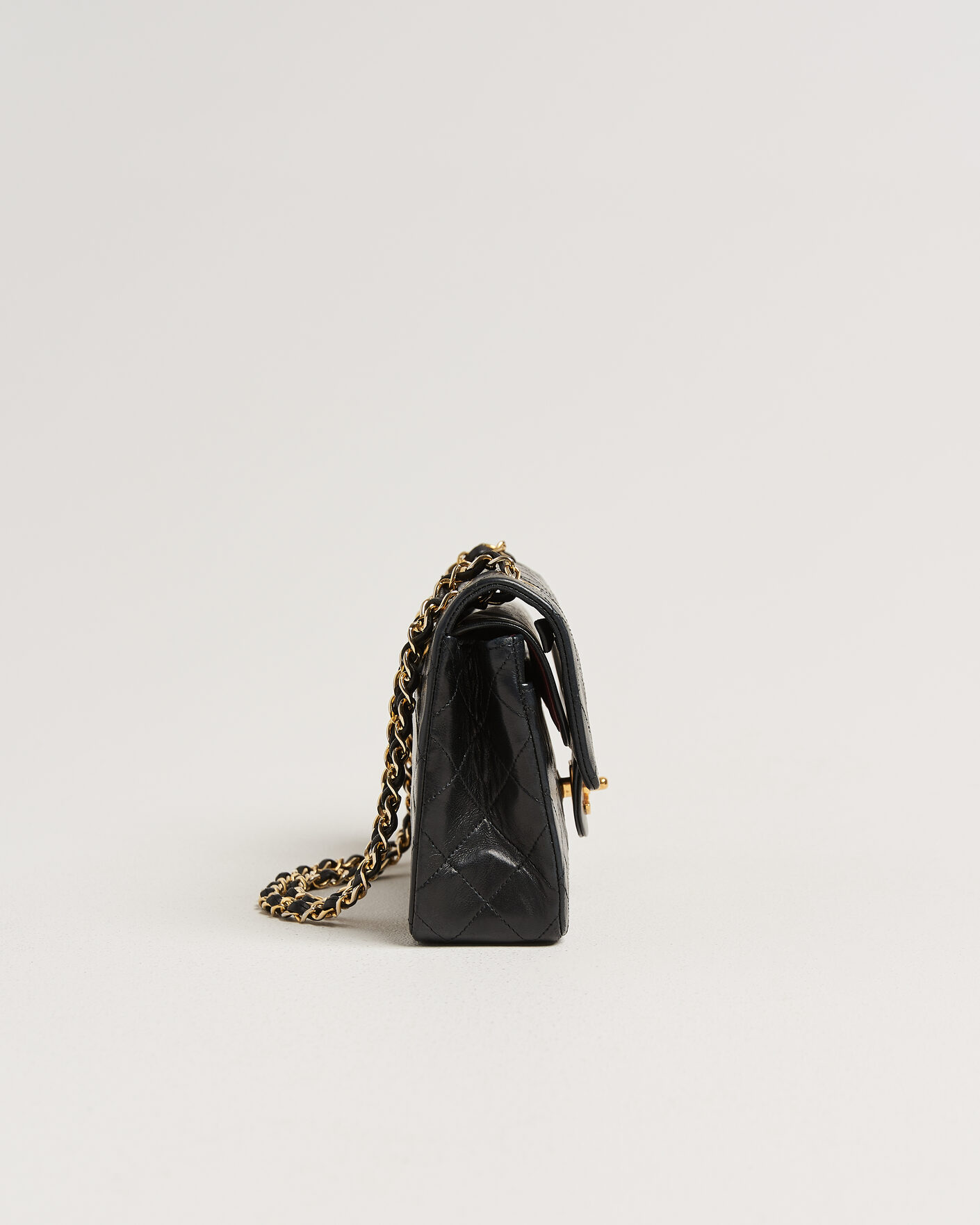 Mies | Pre-Owned & Vintage Bags | Chanel Pre-Owned | Classic Small Double Flap Bag Black