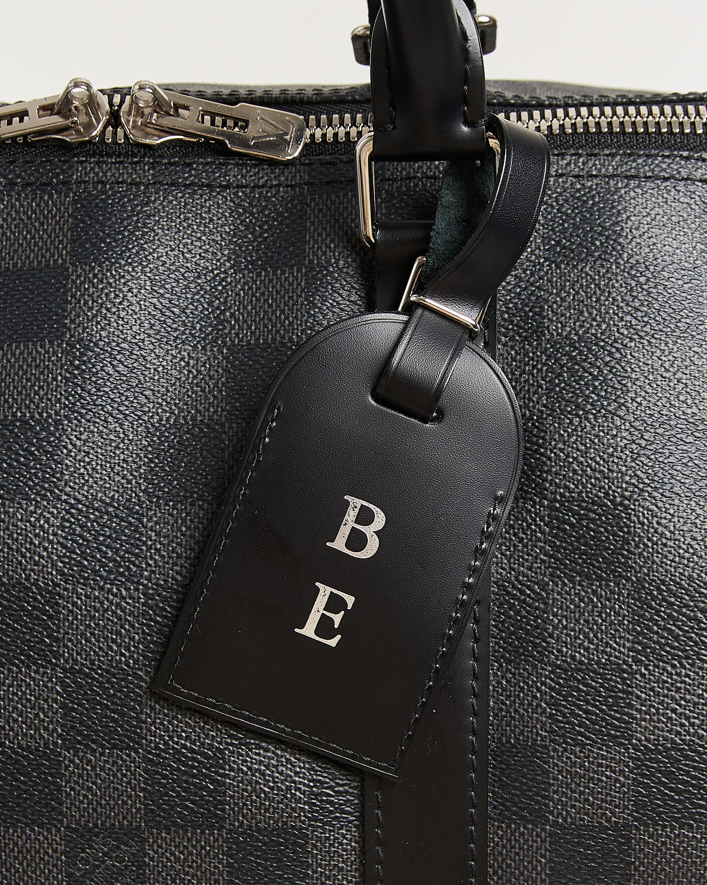 Mies | Pre-Owned & Vintage Bags | Louis Vuitton Pre-Owned | Keepall 55 Bandouliére Damier Graphite