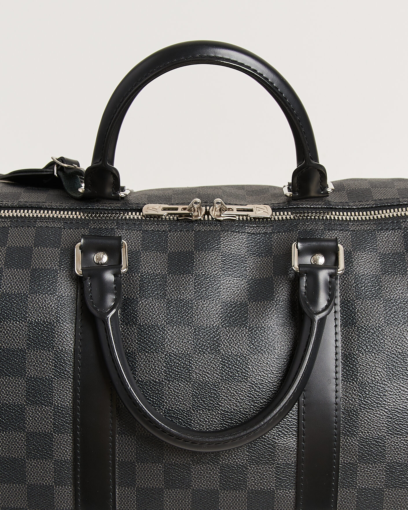 Mies | Pre-Owned & Vintage Bags | Louis Vuitton Pre-Owned | Keepall 55 Bandouliére Damier Graphite