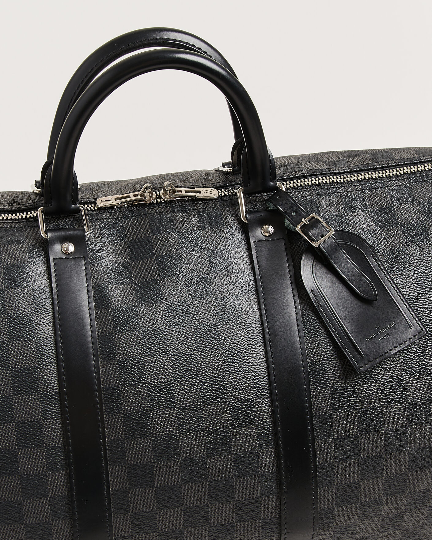 Mies | Pre-Owned & Vintage Bags | Louis Vuitton Pre-Owned | Keepall 55 Bandouliére Damier Graphite