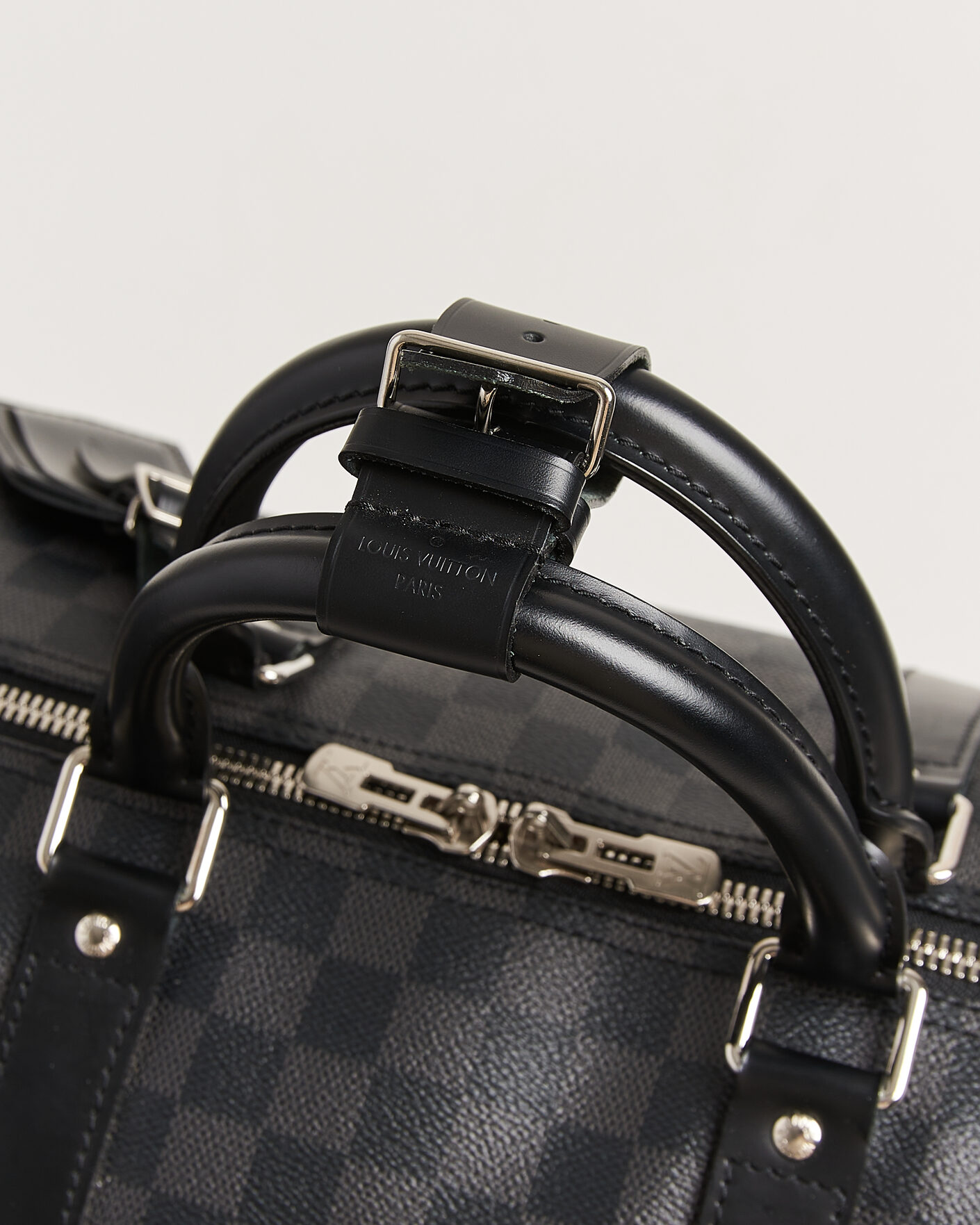 Mies | Pre-Owned & Vintage Bags | Louis Vuitton Pre-Owned | Keepall 55 Bandouliére Damier Graphite