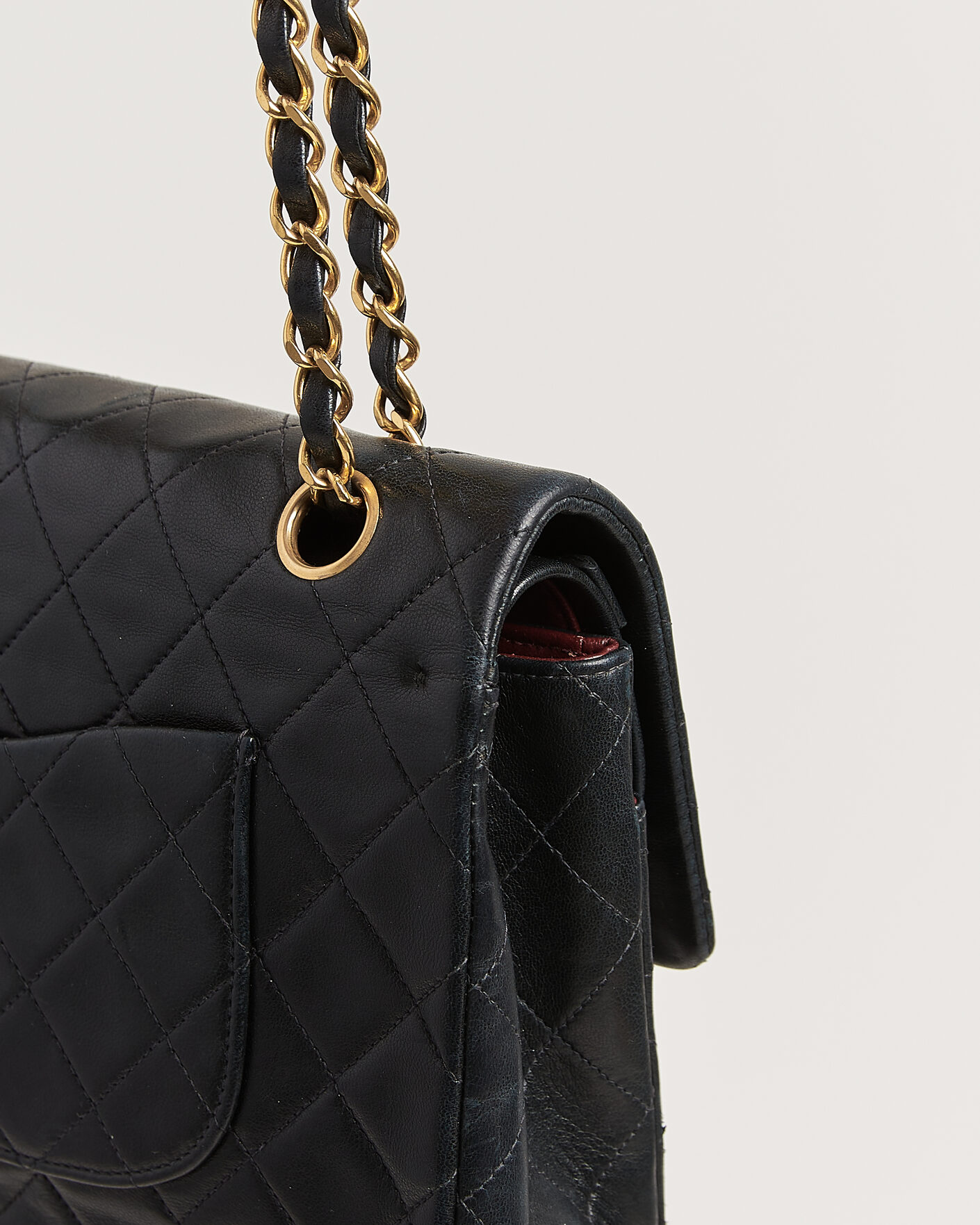 Mies | Pre-Owned & Vintage Bags | Chanel Pre-Owned | Classic Medium Double Flap Bag Black