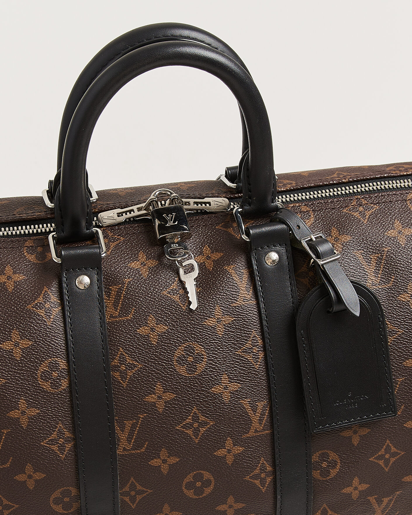 Mies | Pre-Owned & Vintage Bags | Louis Vuitton Pre-Owned | Keepall 45 Bandouliére Monogram Macassar