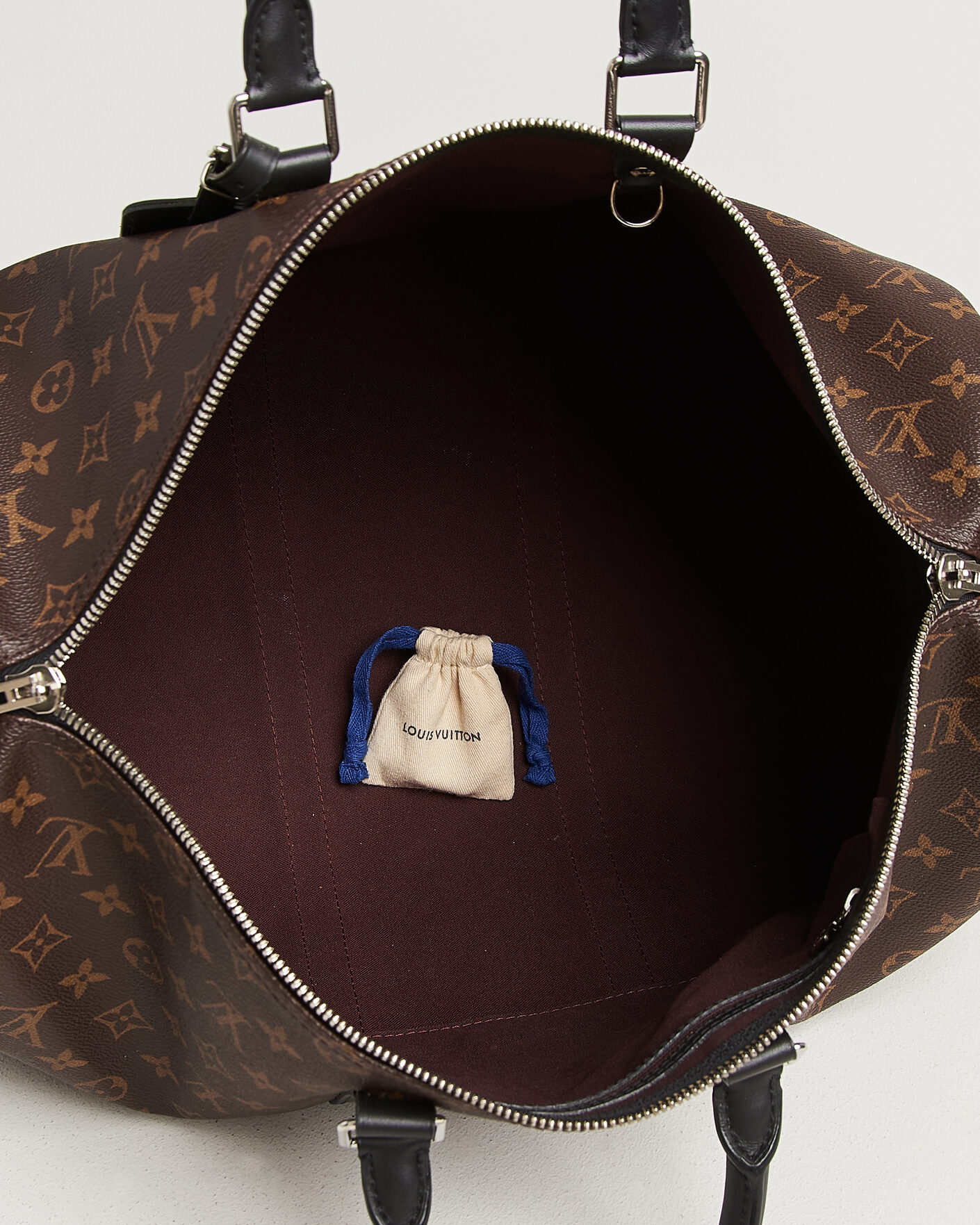 Mies | Pre-Owned & Vintage Bags | Louis Vuitton Pre-Owned | Keepall 45 Bandouliére Monogram Macassar