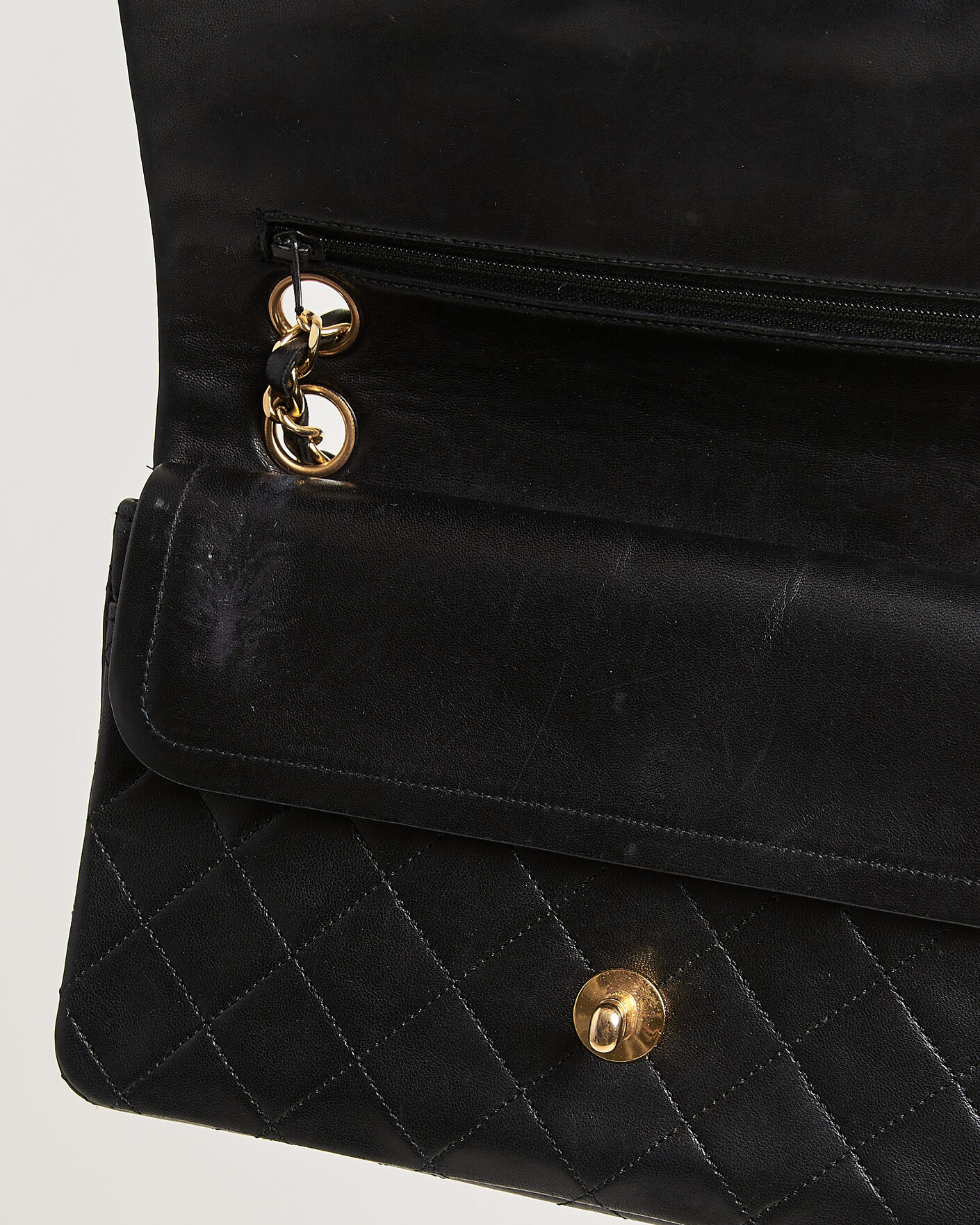 Mies | Pre-Owned & Vintage Bags | Chanel Pre-Owned | Classic Small Double Flap Bag Black