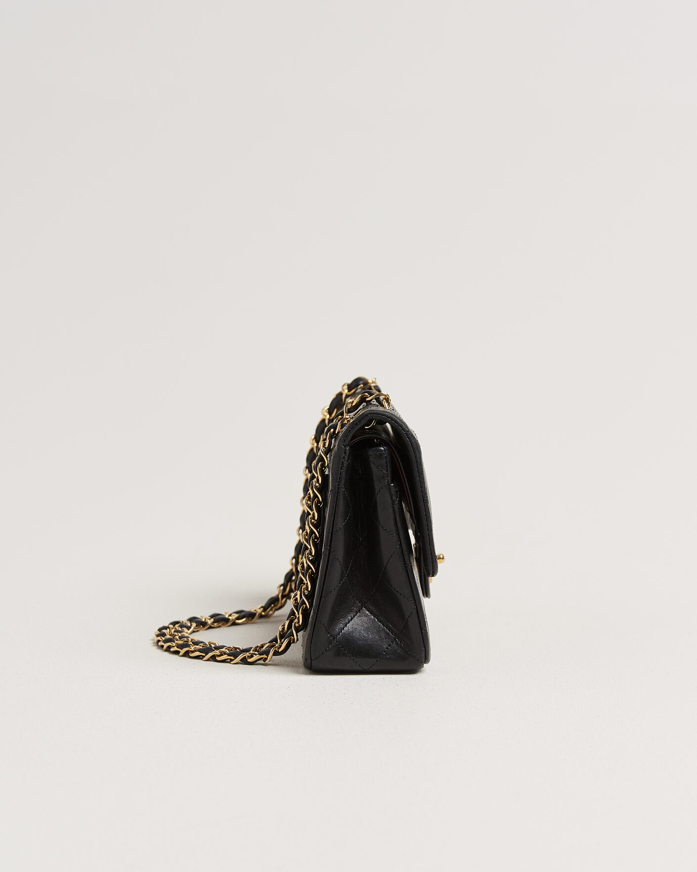 Mies | Pre-Owned & Vintage Bags | Chanel Pre-Owned | Classic Small Double Flap Bag Black