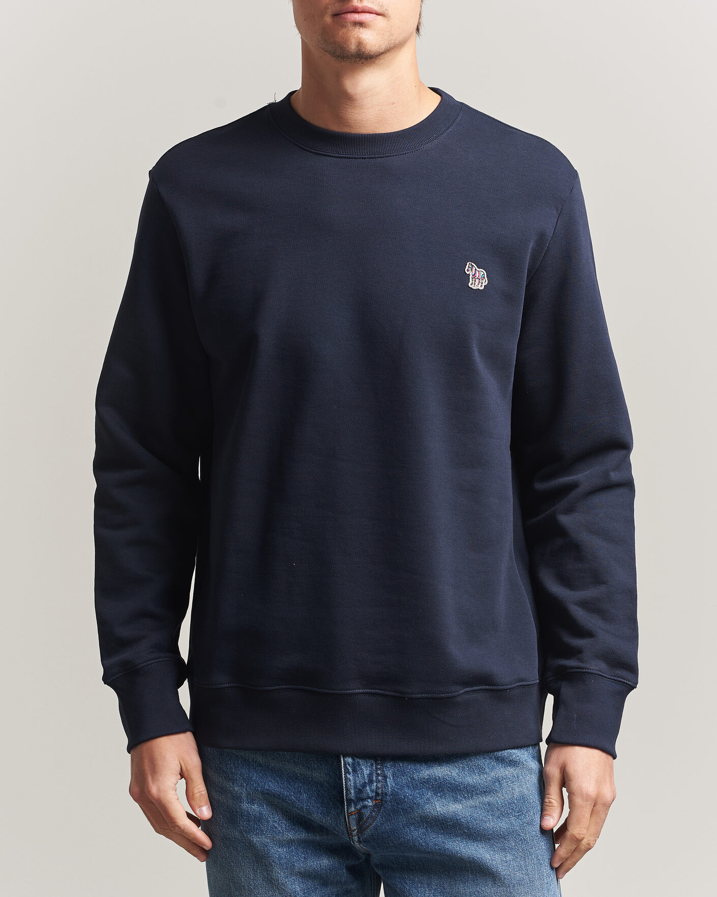 Mies | Puserot | PS Paul Smith | Zebra Organic Cotton Sweatshirt Navy