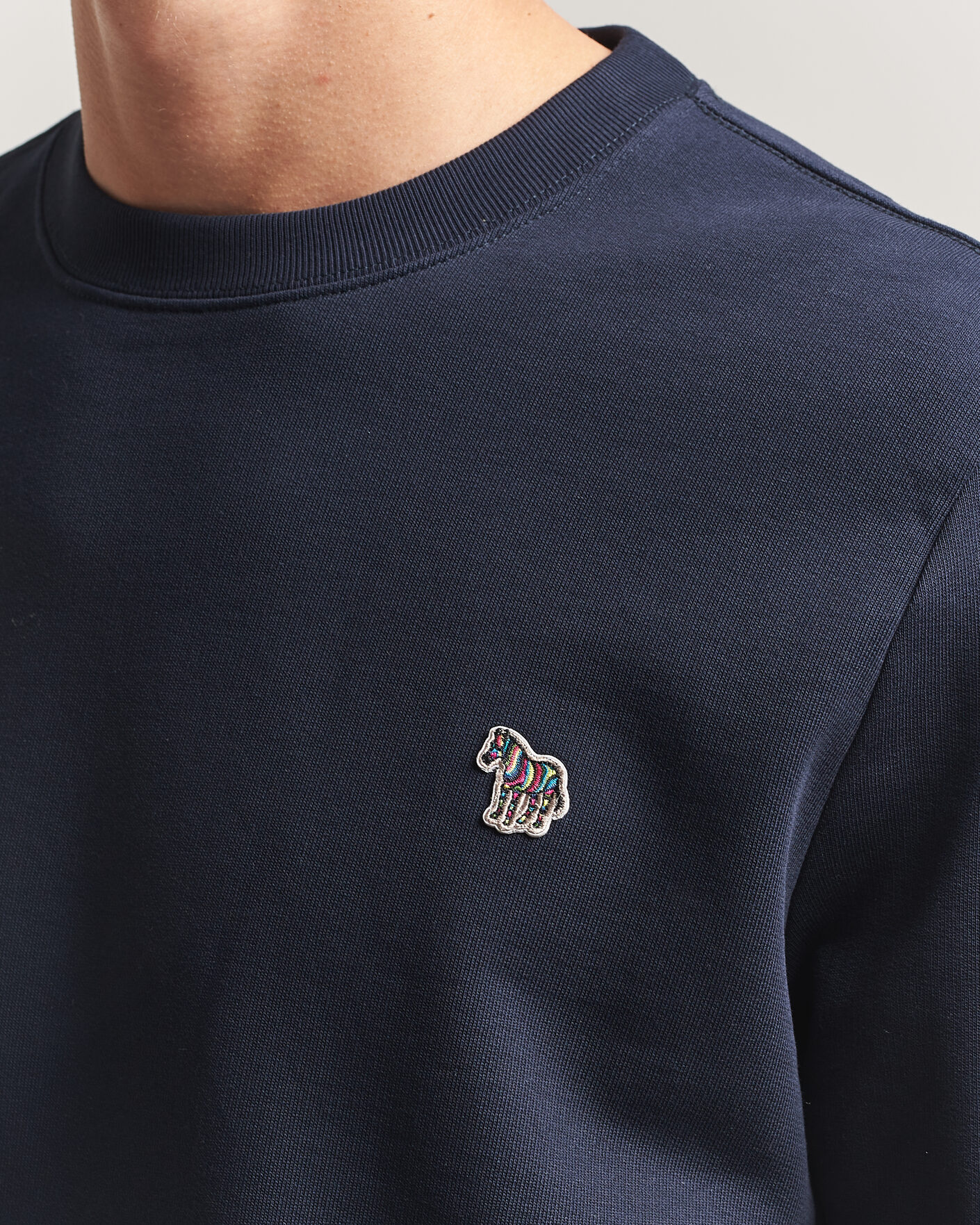 Mies | Puserot | PS Paul Smith | Zebra Organic Cotton Sweatshirt Navy