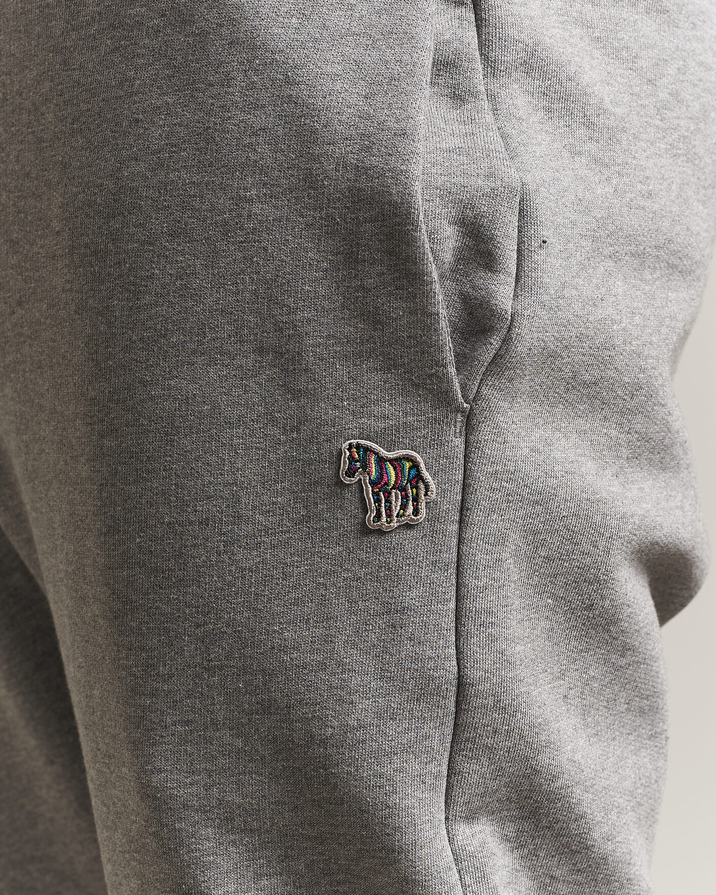 Mies | Housut | PS Paul Smith | Zebra Organic Cotton Sweatpants Grey Melange