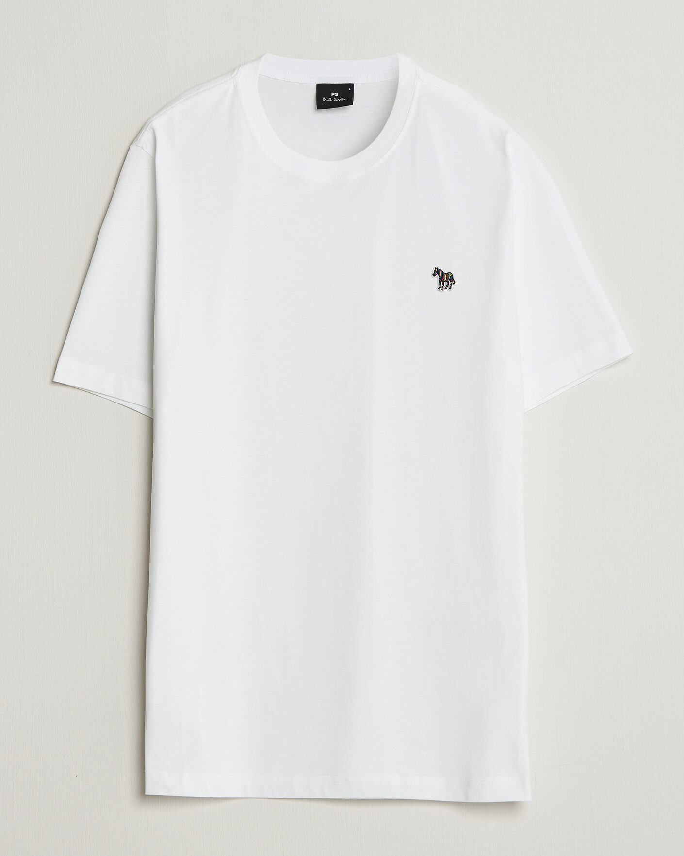 Mies | T-paidat | PS Paul Smith | Organic Cotton Zebra T-Shirt White