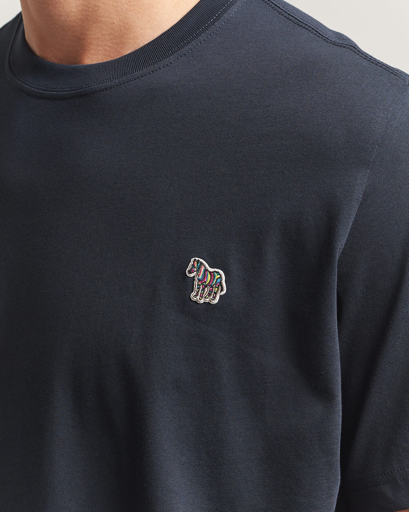 Mies | T-paidat | PS Paul Smith | Organic Cotton Zebra T-Shirt Navy