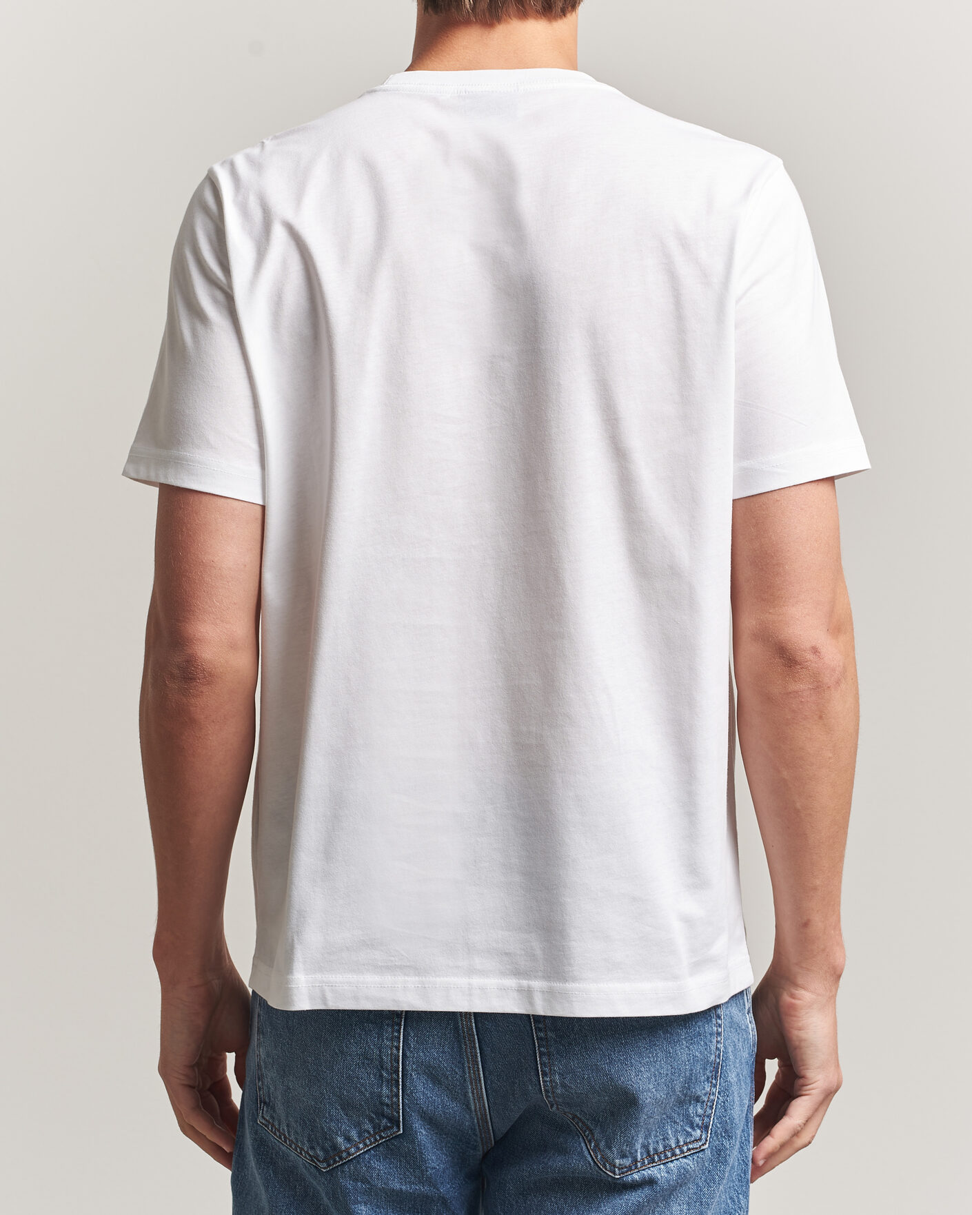 Mies | T-paidat | PS Paul Smith | Football Crew Neck T-Shirt White