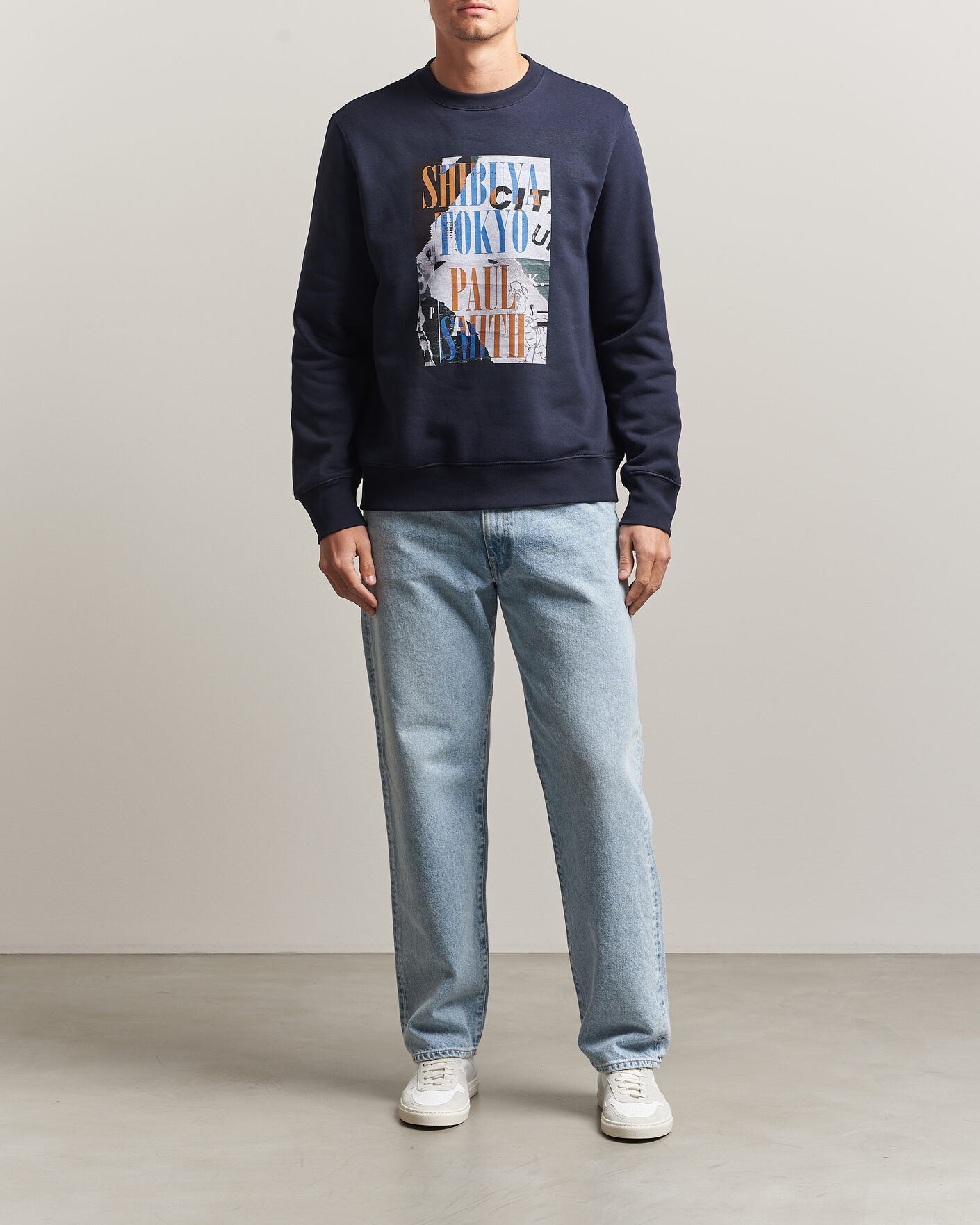 Mies | Puserot | PS Paul Smith | Shibuya Tokyo Crew Neck Sweatshirt Navy