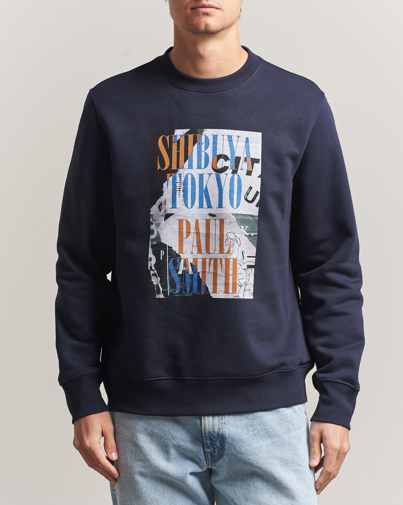 Mies | Puserot | PS Paul Smith | Shibuya Tokya Crew Neck Sweatshirt Navy
