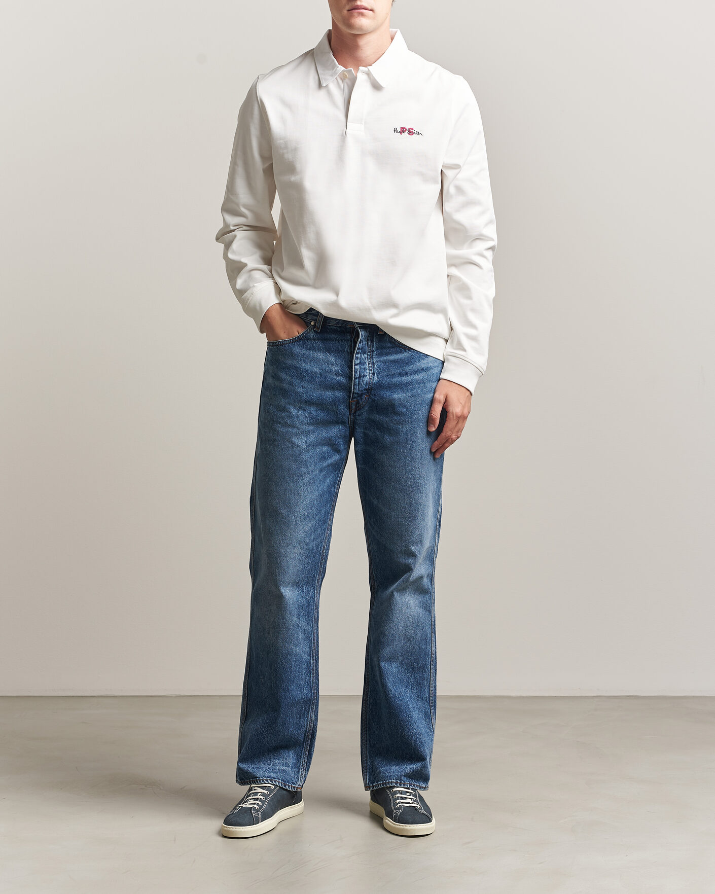 Mies | Puserot | PS Paul Smith | Organic Cotton Rugger Off White