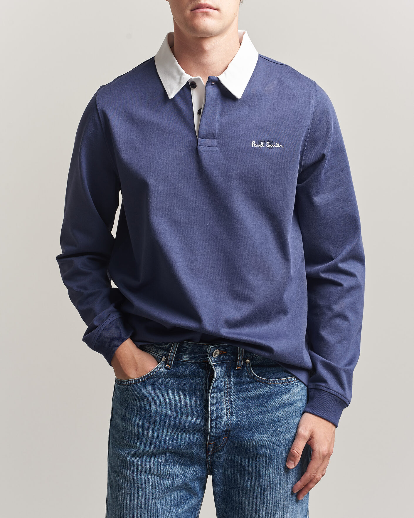 Mies | Puserot | PS Paul Smith | Organic Cotton Rugger Blue